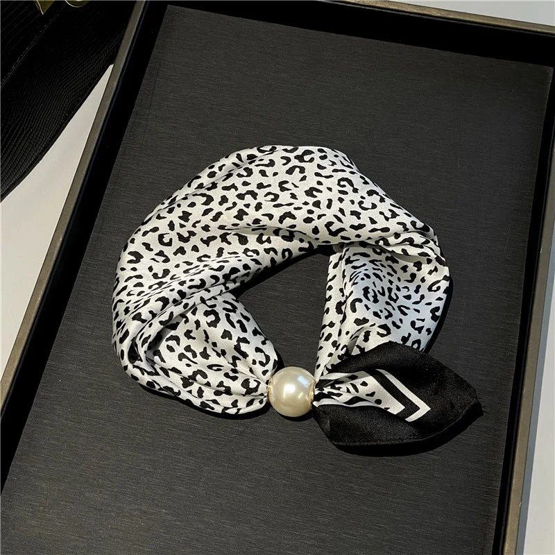 Elegant No-Tie Satin Scarf