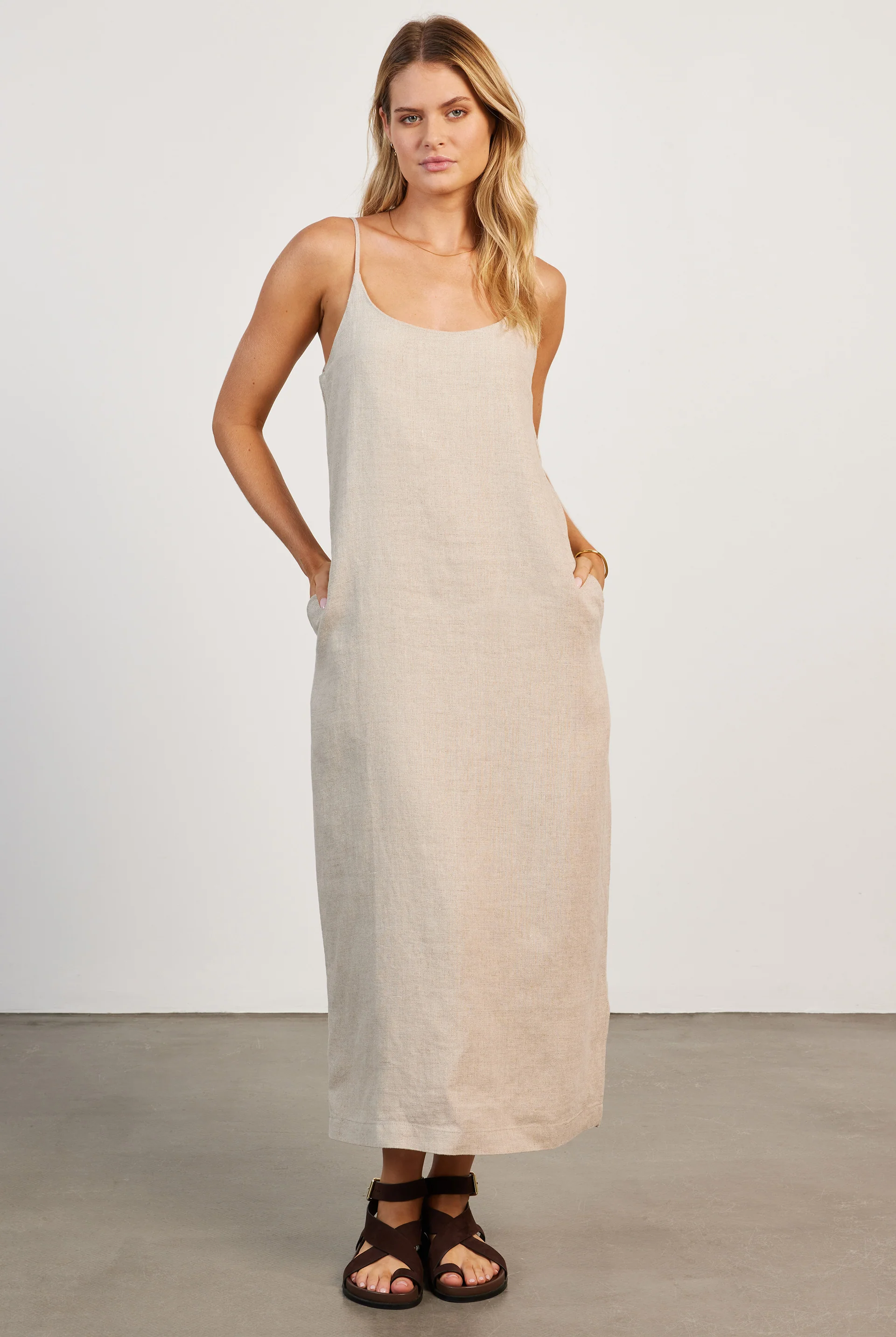 Essential Linen Slip Dress