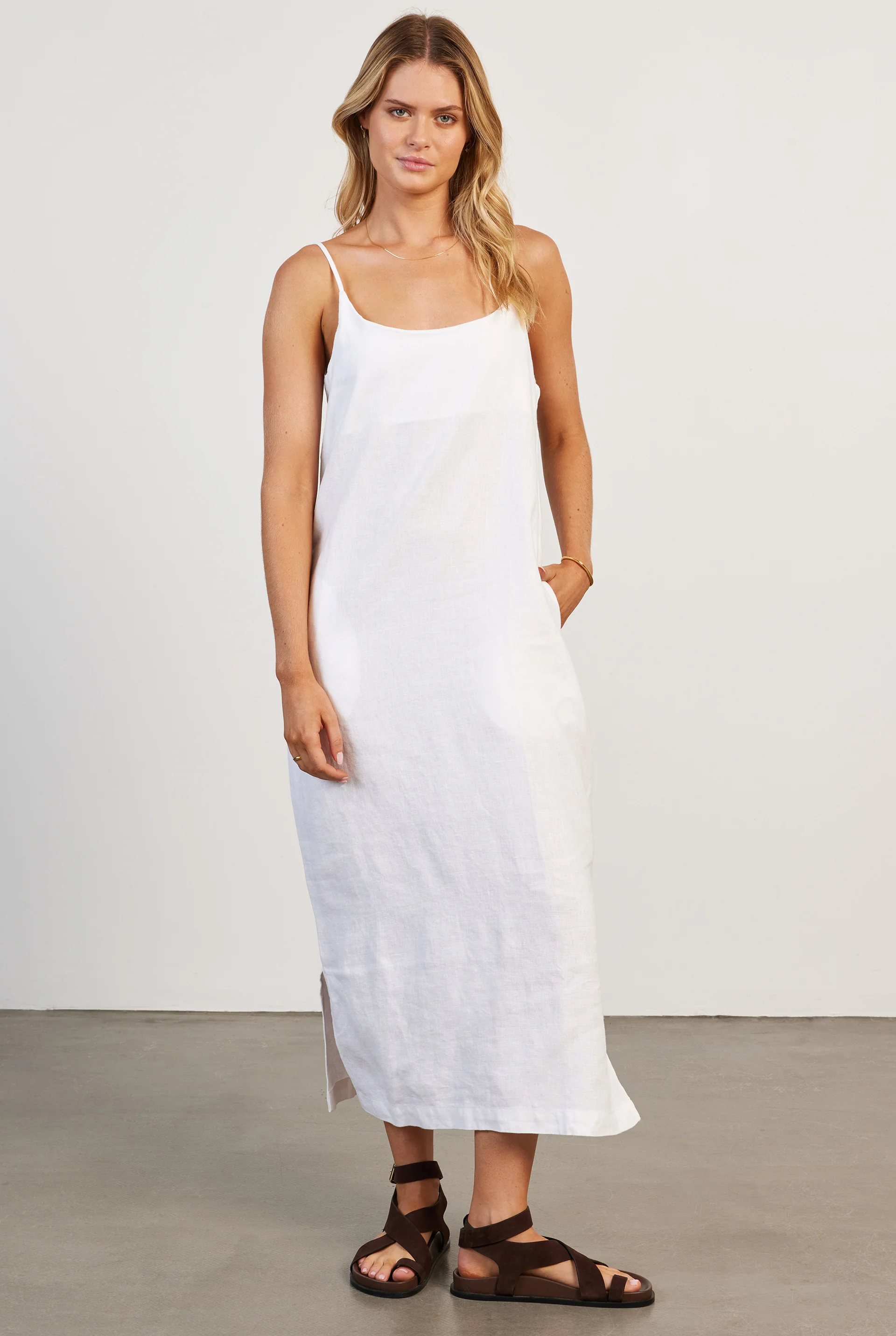 Essential Linen Slip Dress