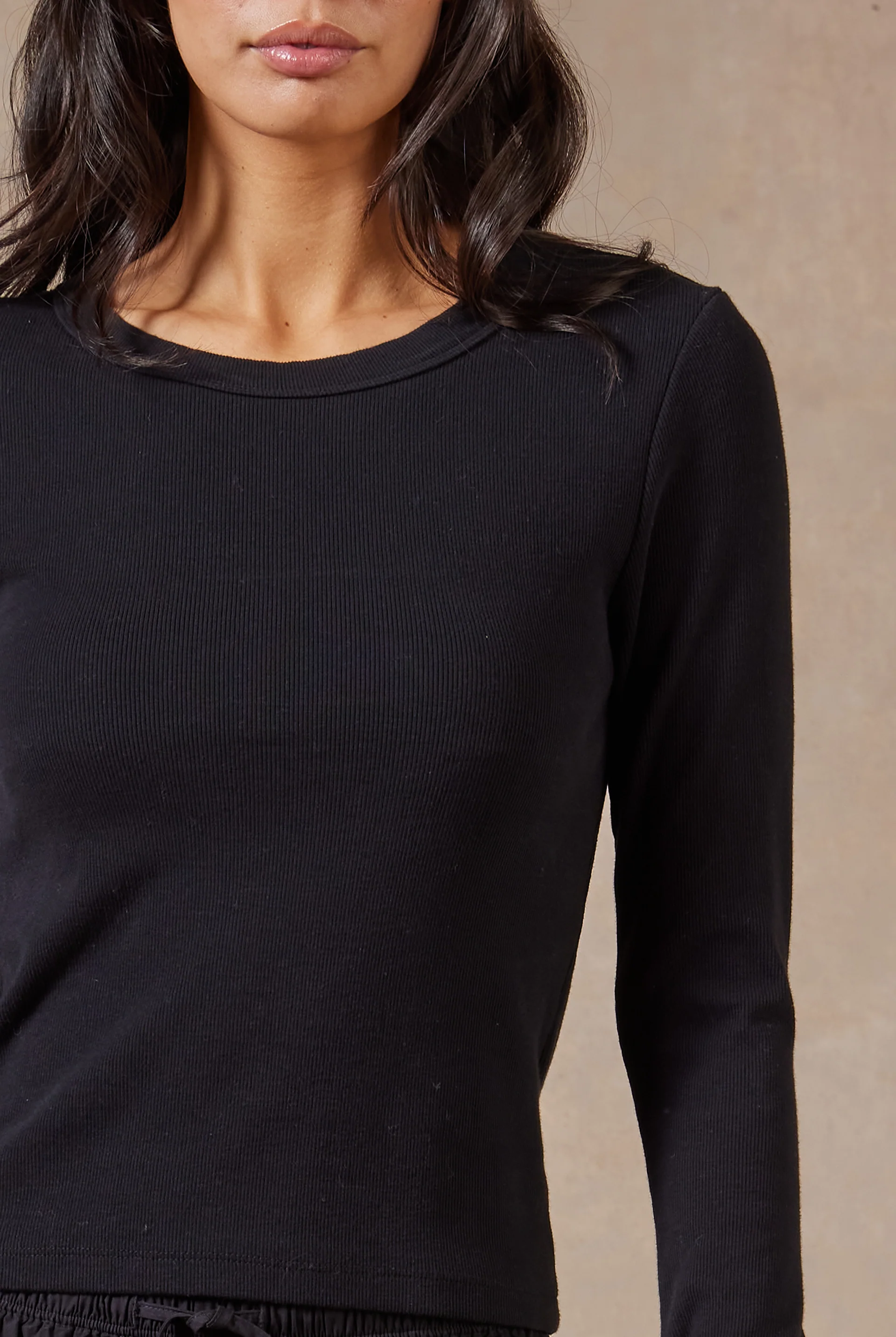 Essential Rib Long Sleeve