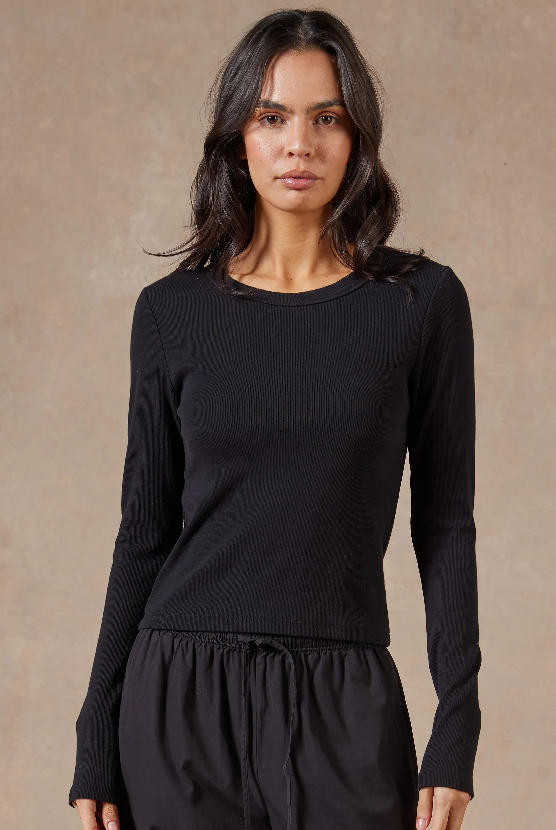 Essential Rib Long Sleeve