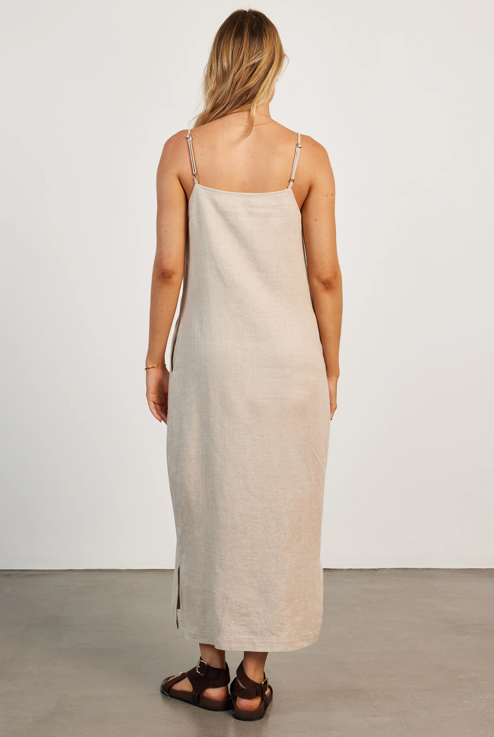 Essential Linen Slip Dress