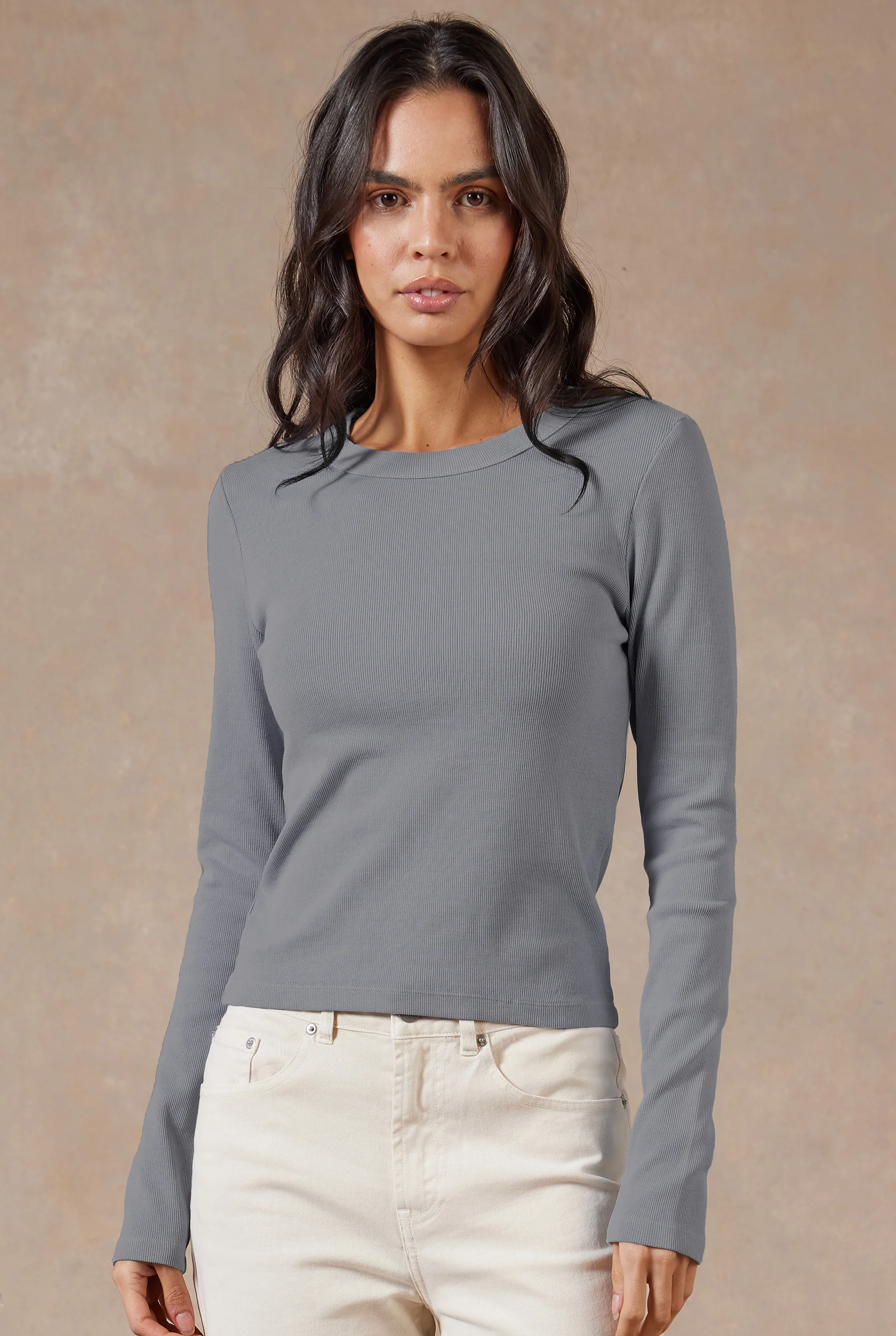 Essential Rib Long Sleeve