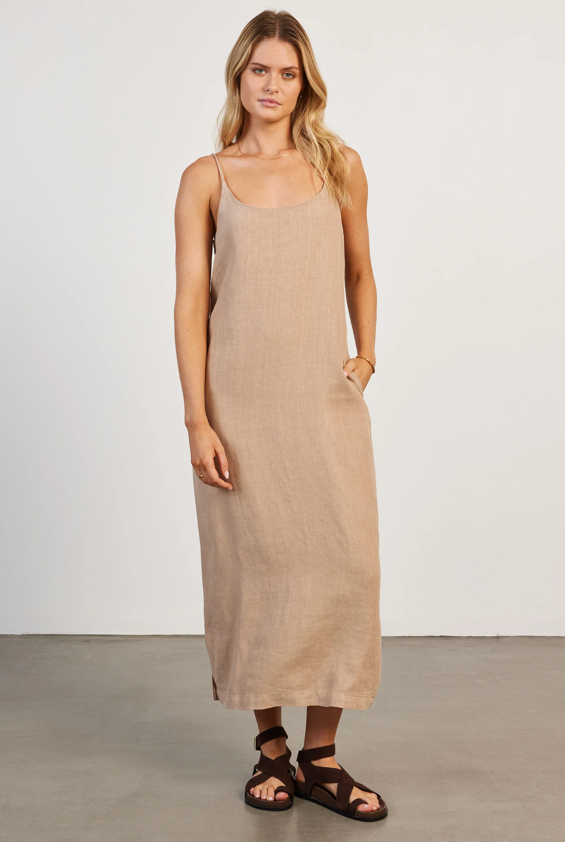 Essential Linen Slip Dress