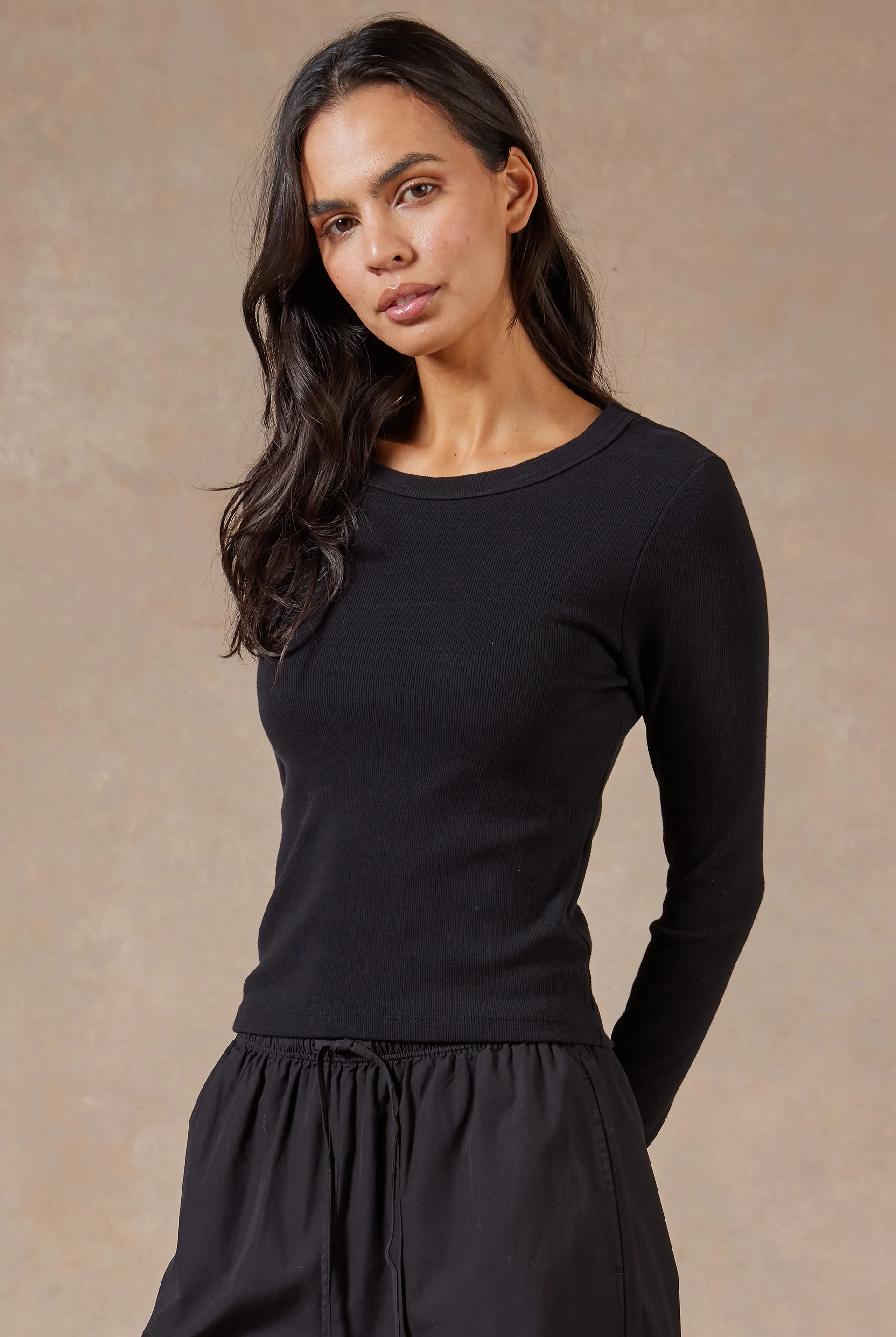 Essential Rib Long Sleeve
