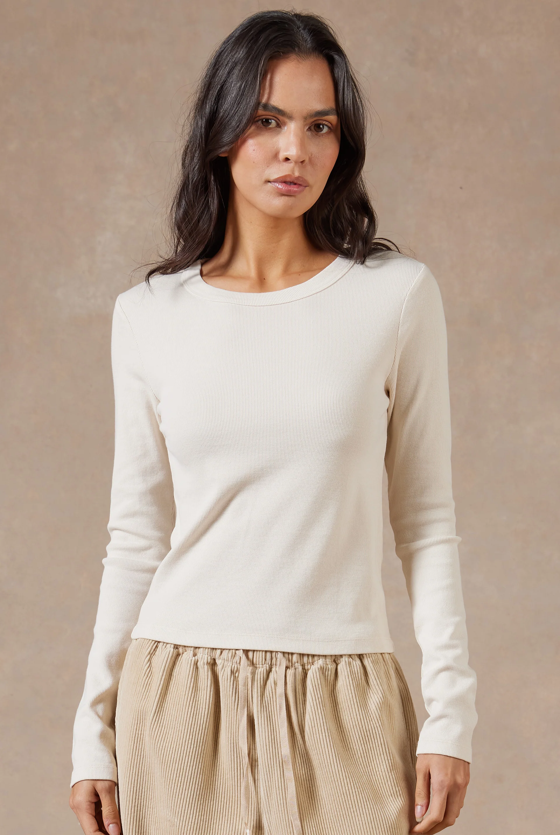 Essential Rib Long Sleeve