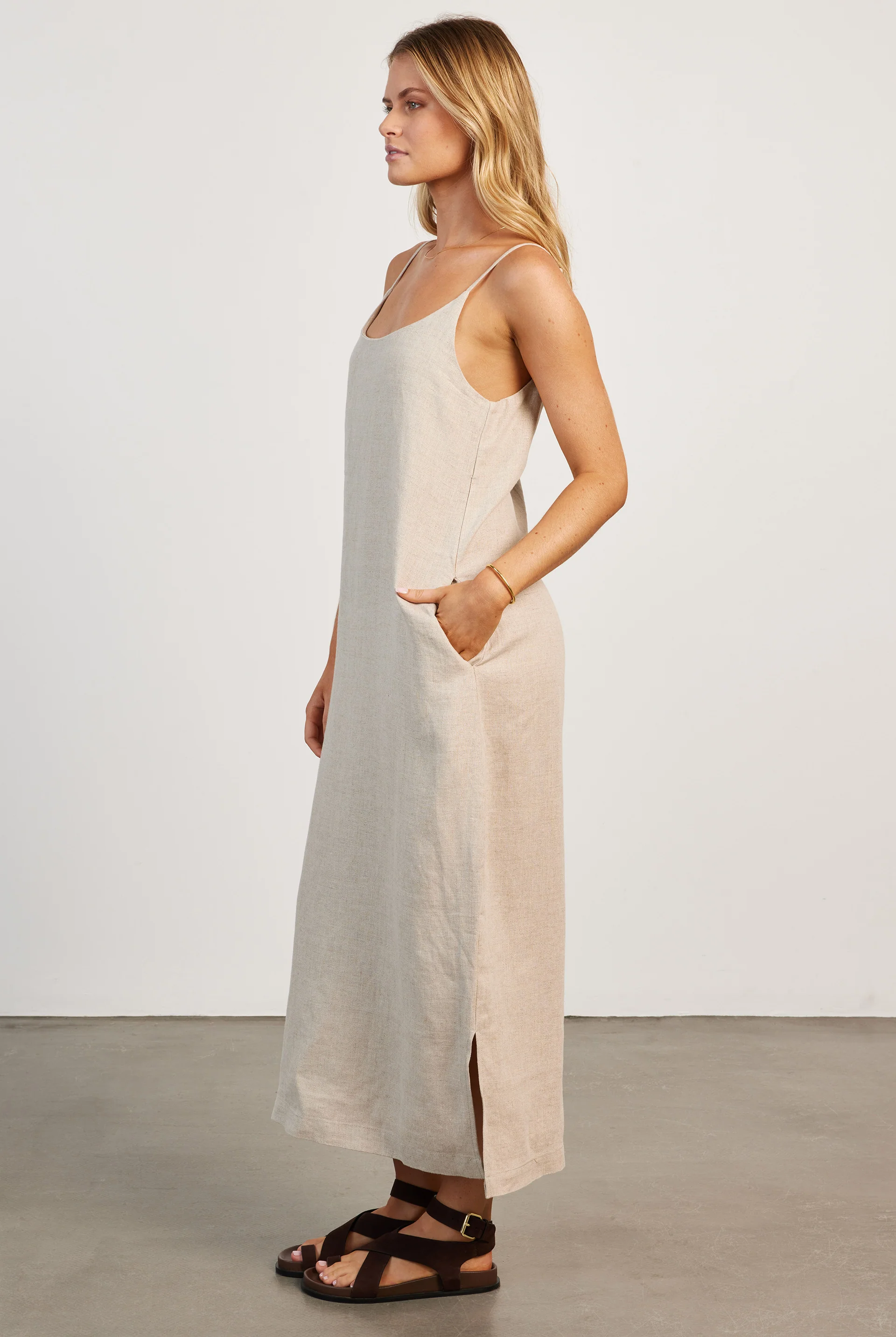 Essential Linen Slip Dress
