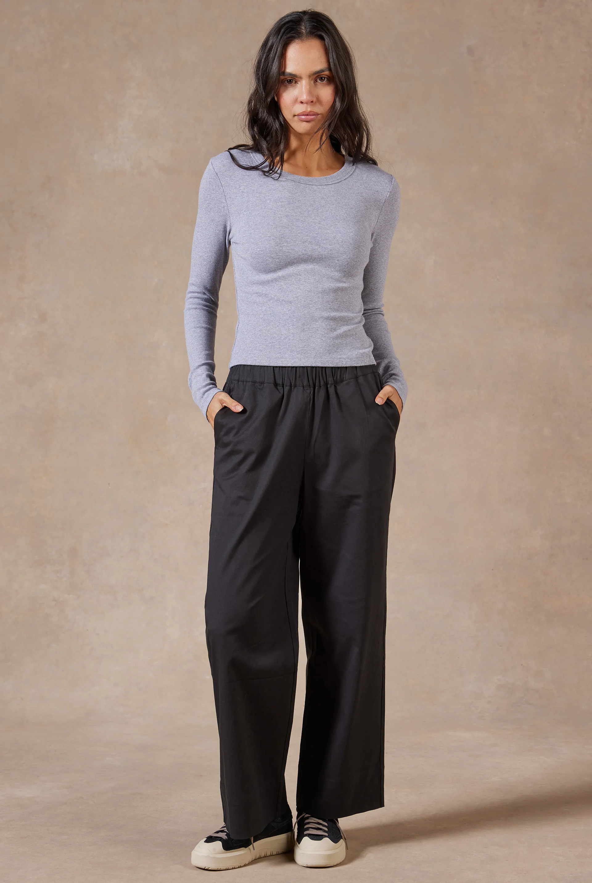 Essential Rib Long Sleeve