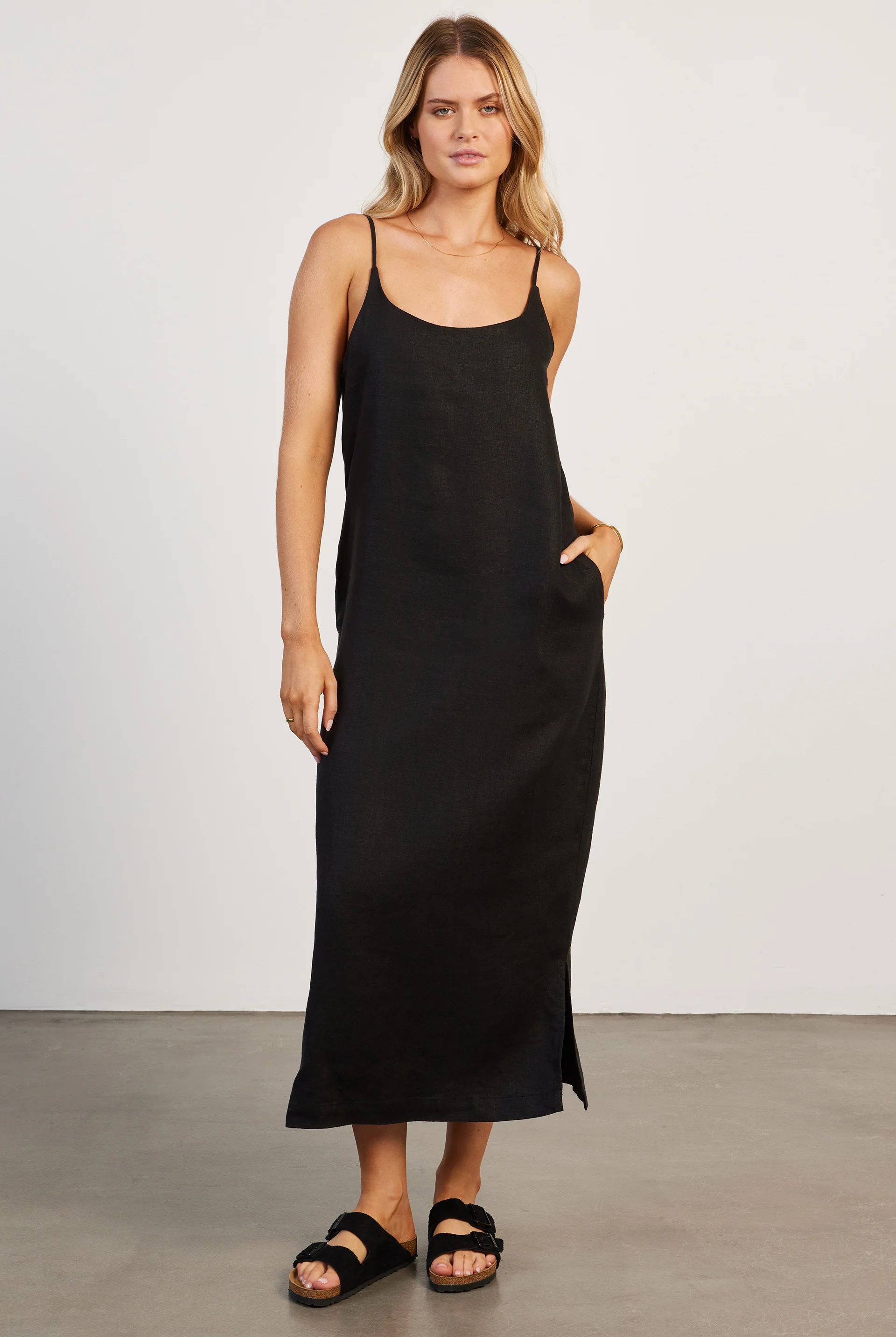 Essential Linen Slip Dress