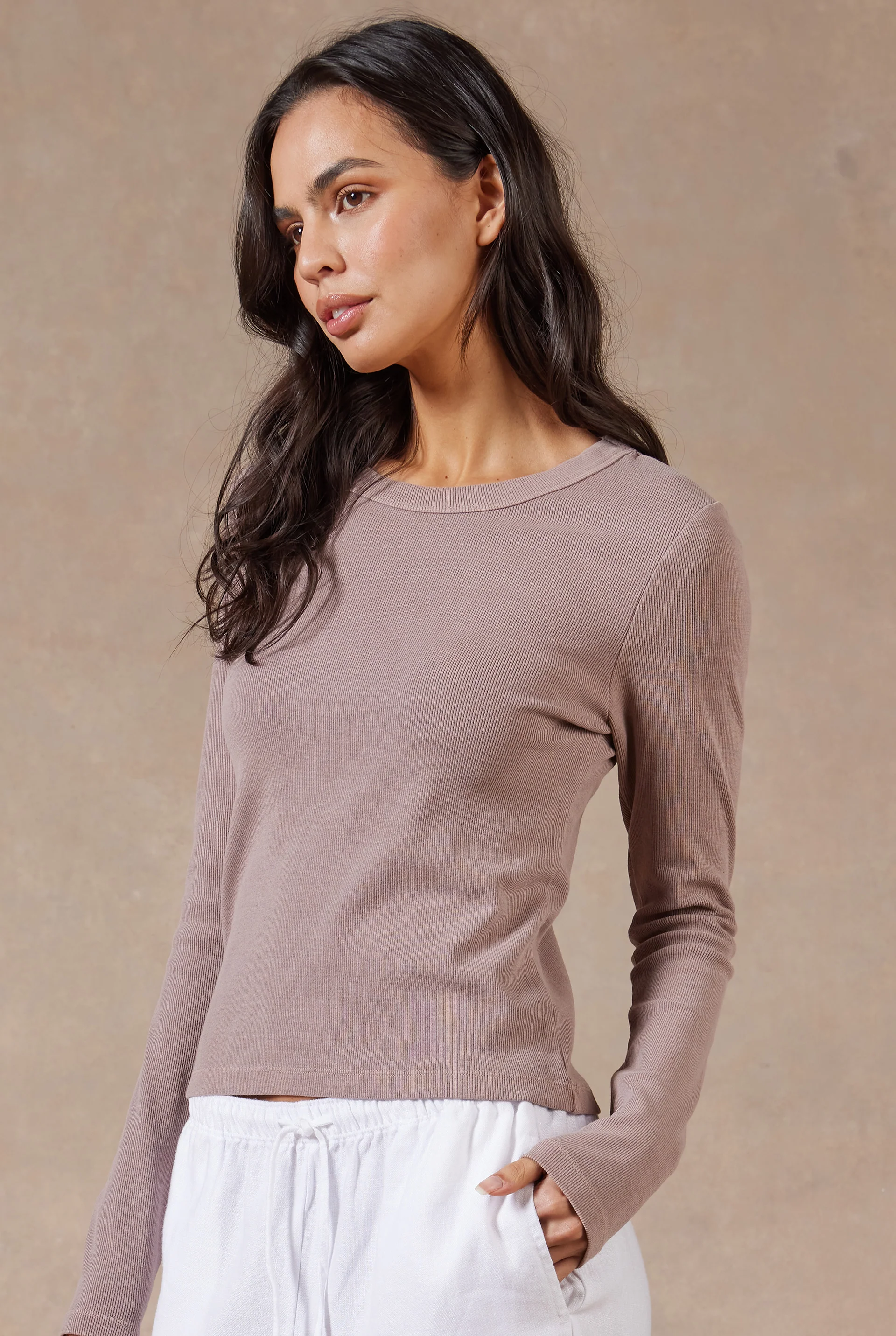 Essential Rib Long Sleeve