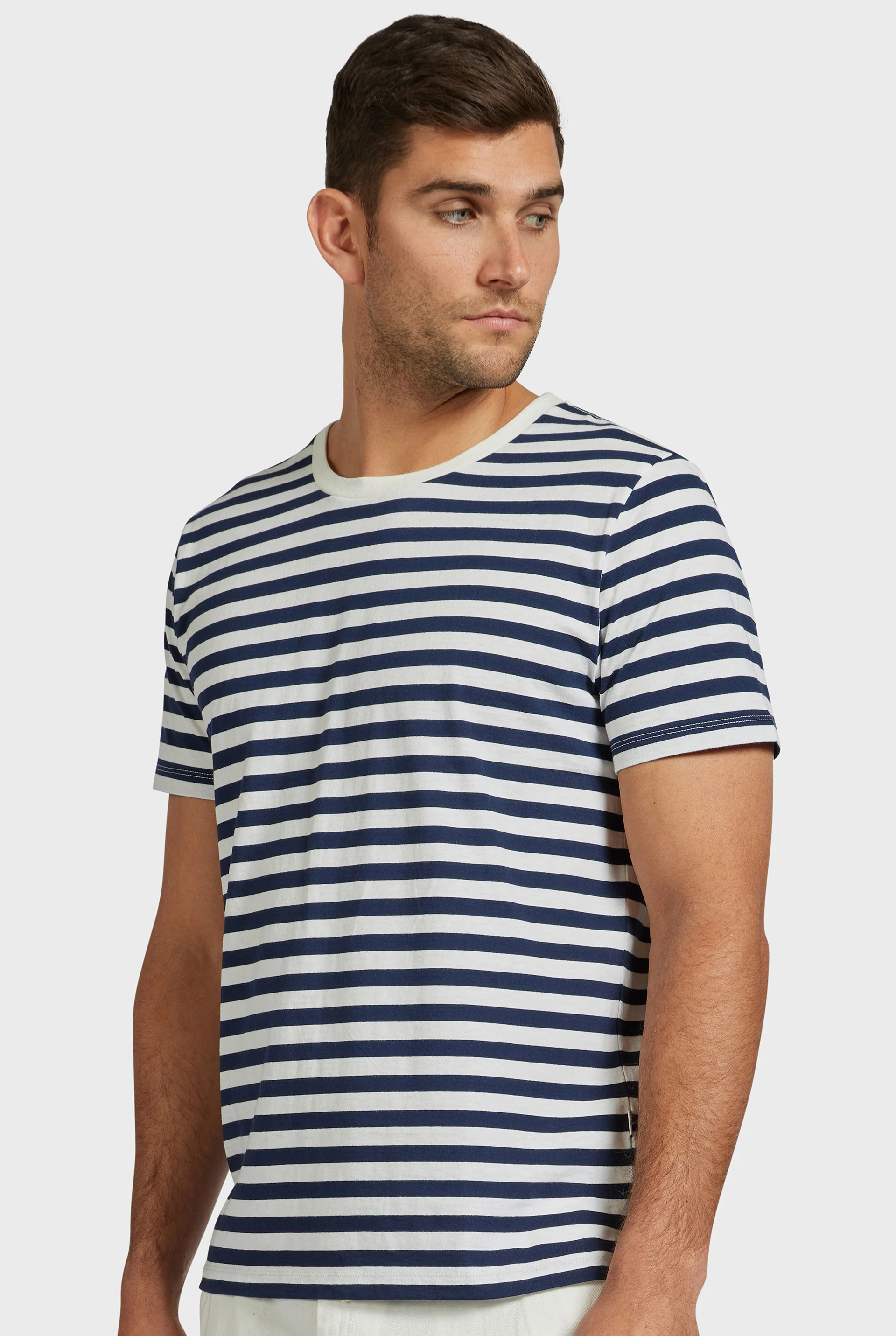 Stripe Blizzard Wash Tee