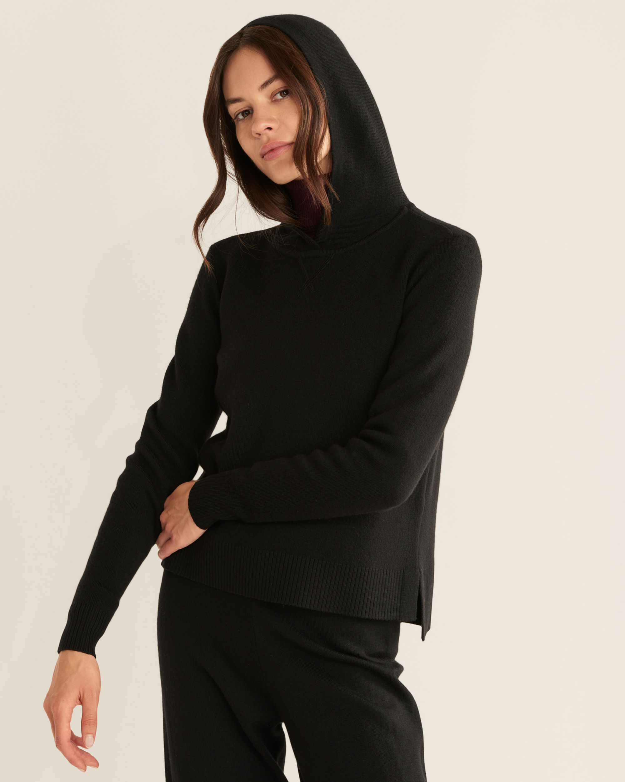 WOMEN'S MERINO PULLOVER HOODIE