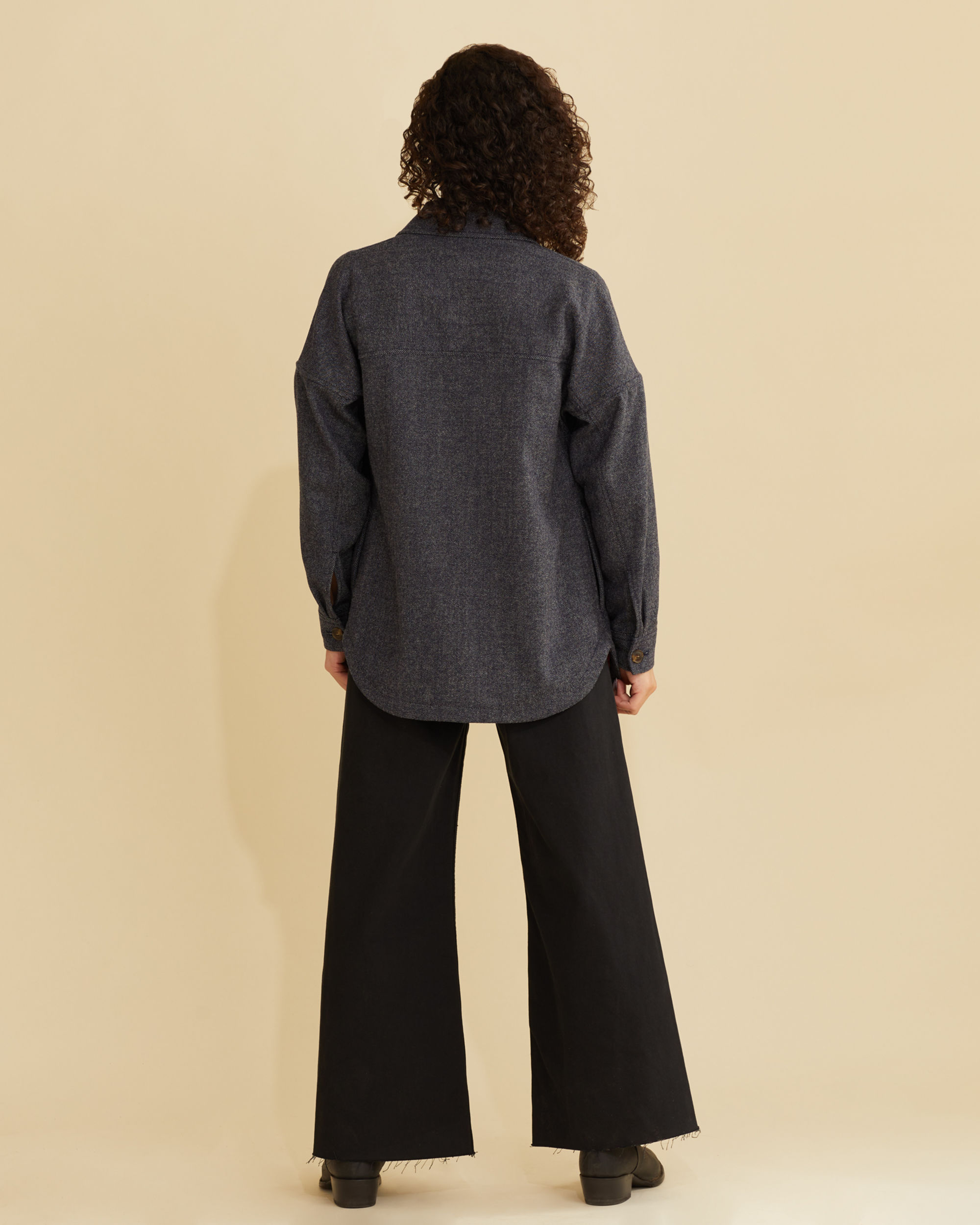 WOMEN'S WOOL SHIRT JACKET