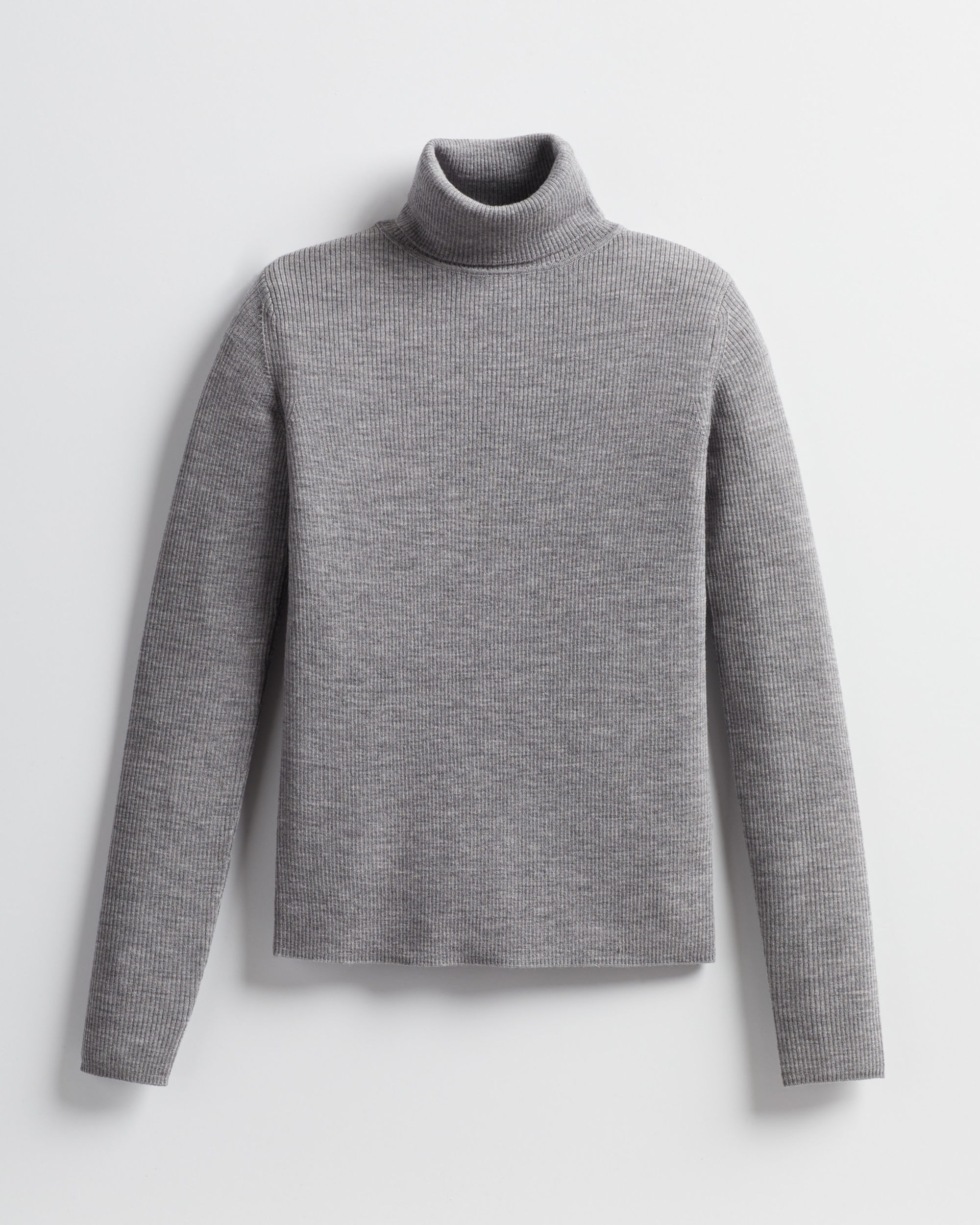 WOMEN'S RIB MERINO TURTLENECK