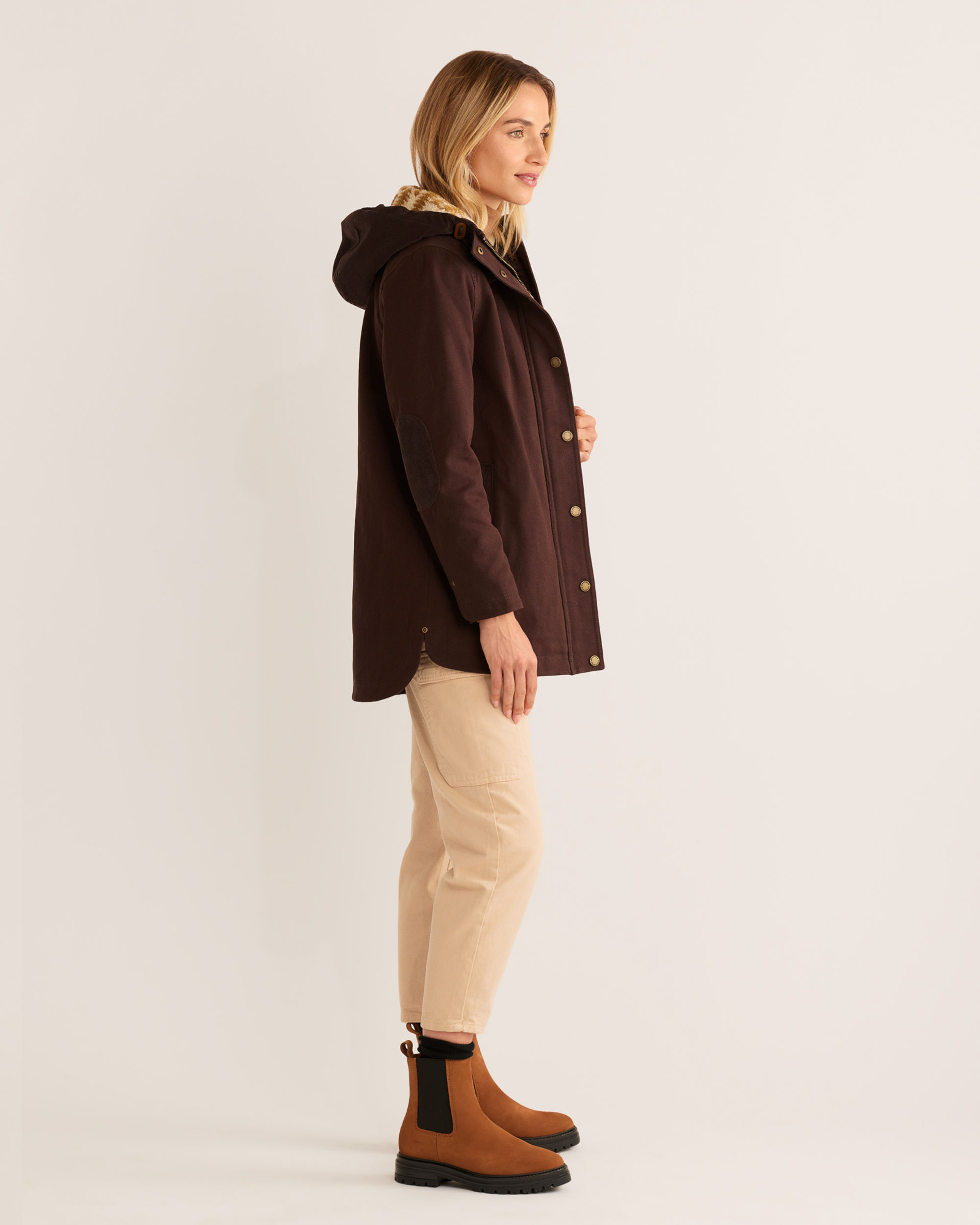 WOMEN'S MARIAS COTTON CANVAS PARKA