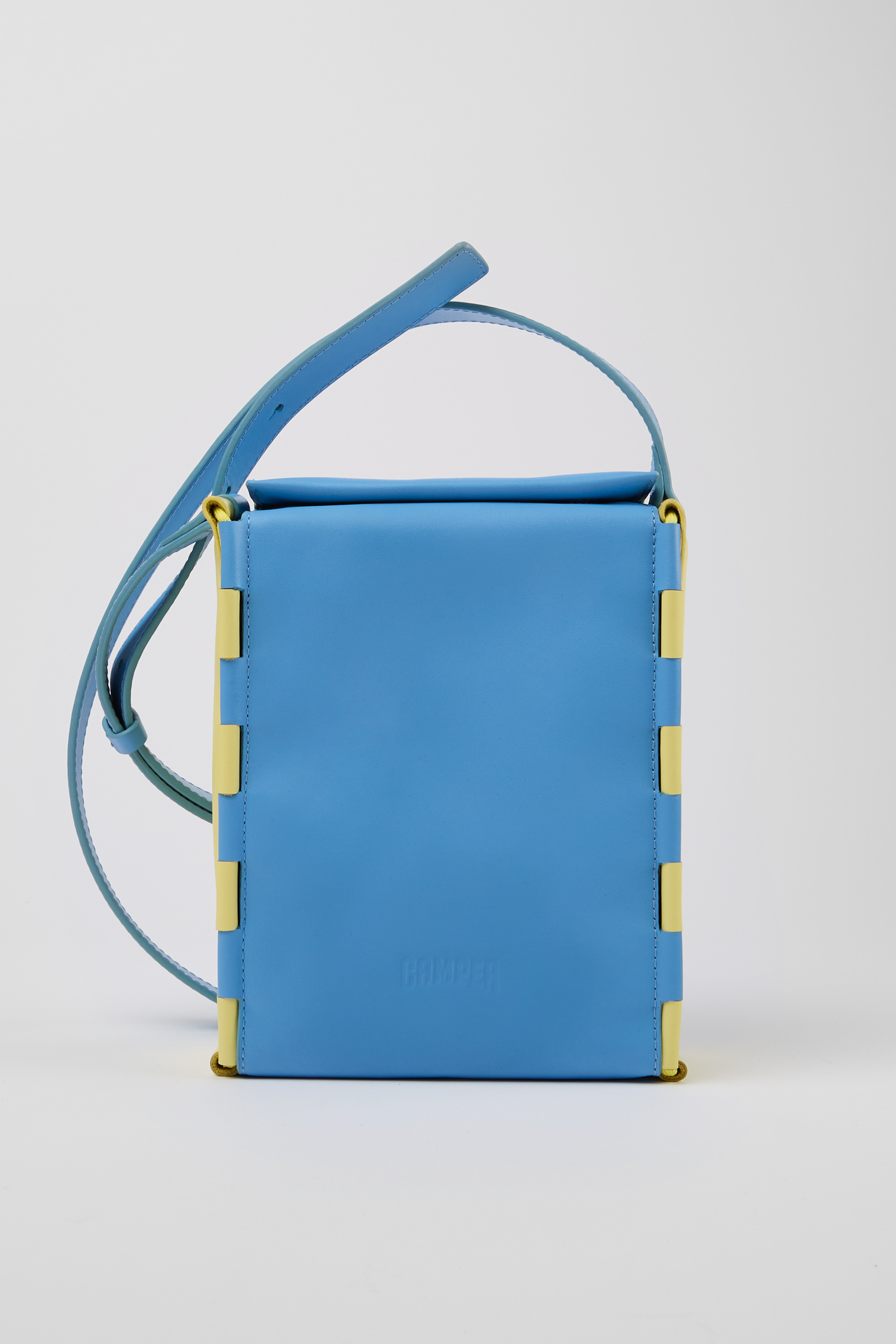 Tie Bags - Blue and yellow crossbody bag