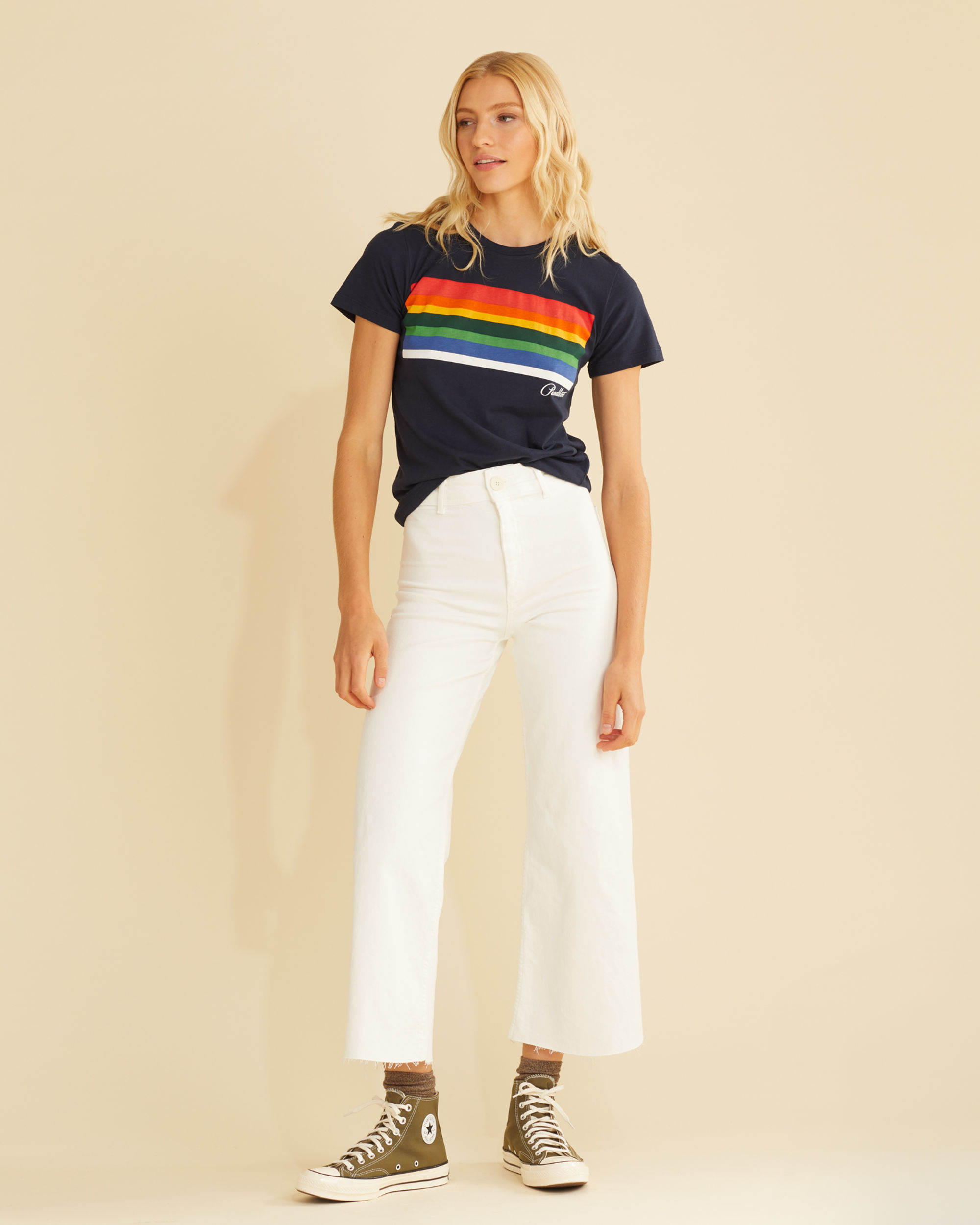 WOMEN'S HERITAGE CRATER LAKE PARK STRIPE TEE