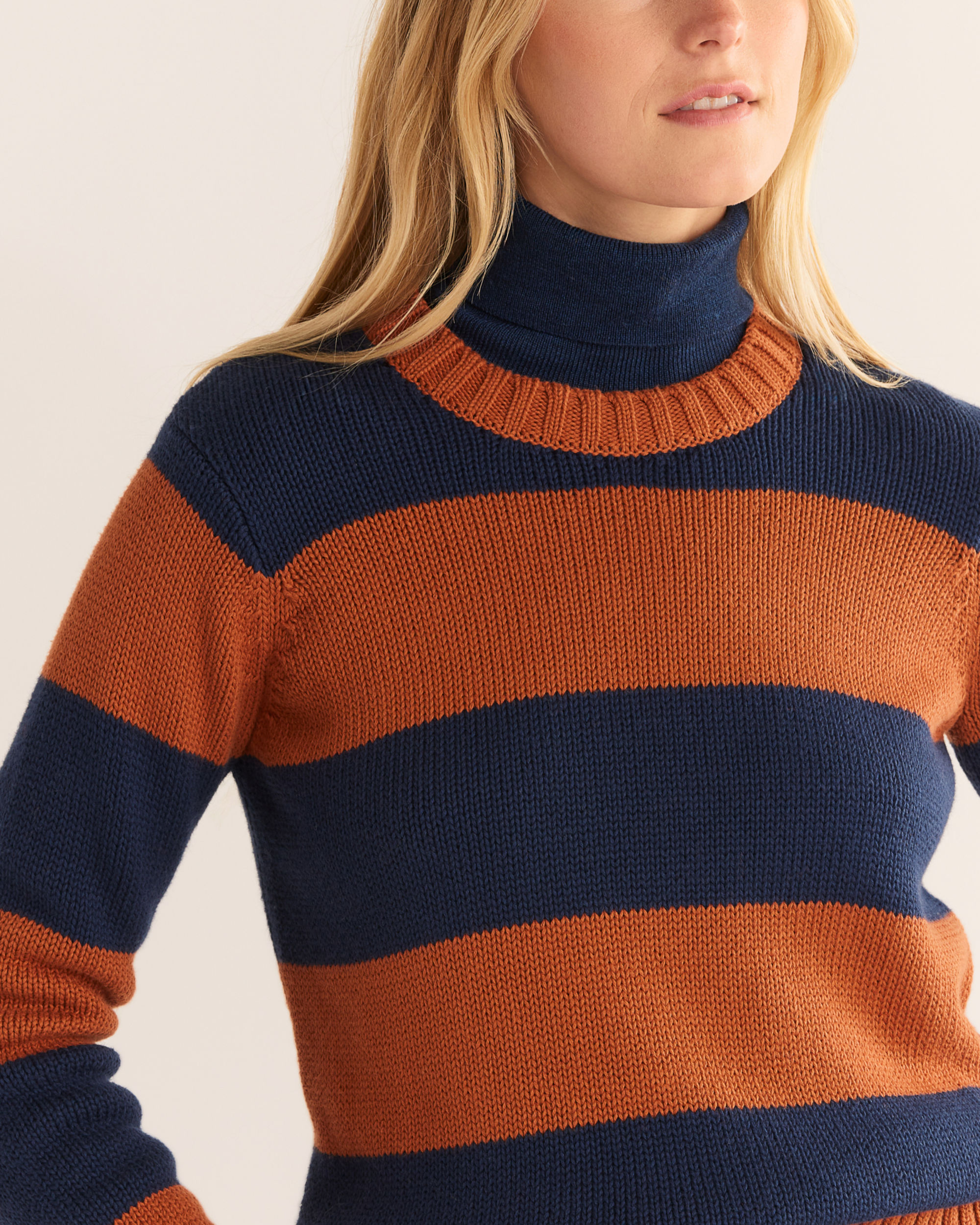WOMEN'S SELLWOOD STRIPE COTTON SWEATER