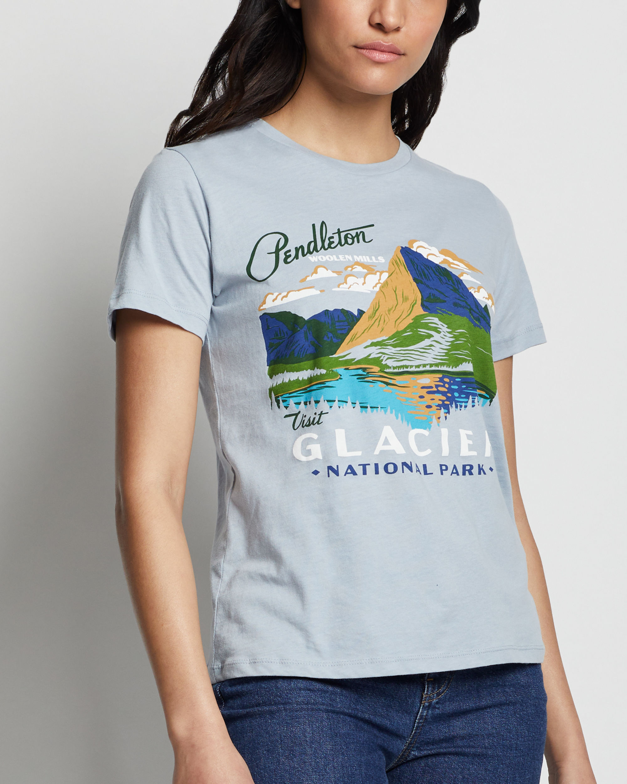 WOMEN'S HERITAGE GLACIER PARK TEE