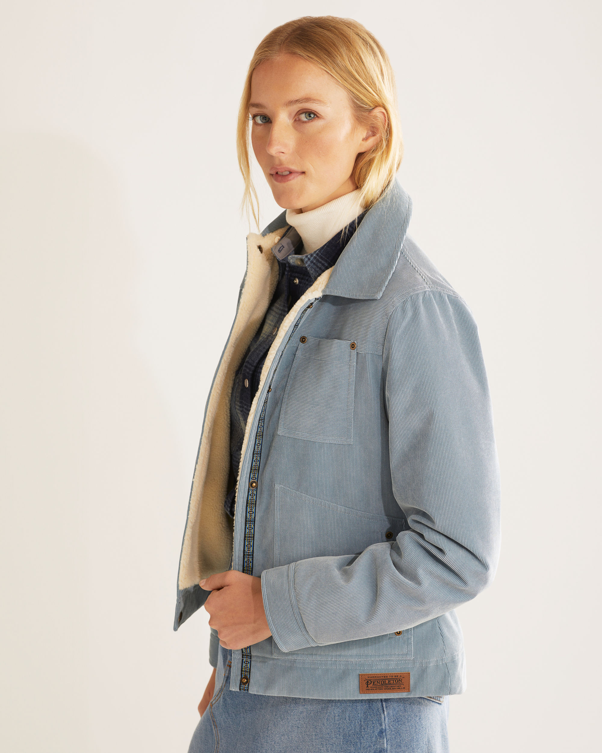 WOMEN'S WIND RIVER CORDUROY TRUCKER JACKET