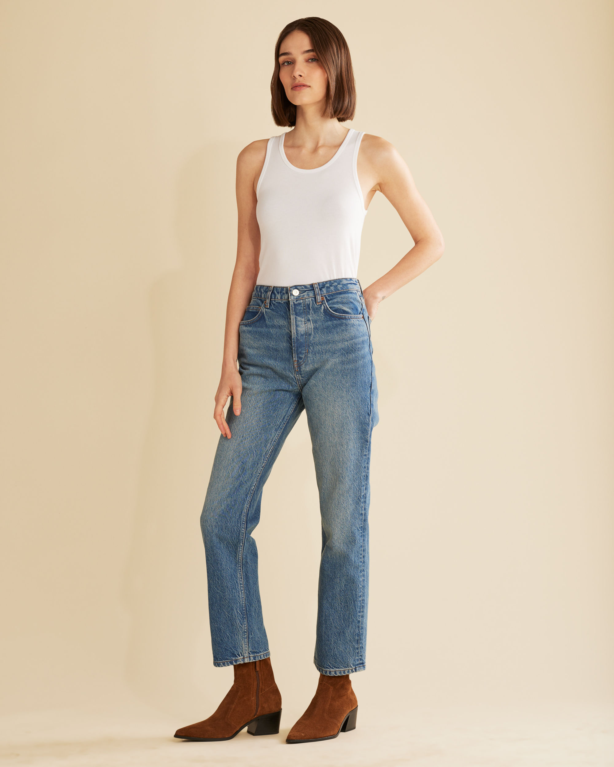 WOMEN'S MARINA COTTON TANK TOP