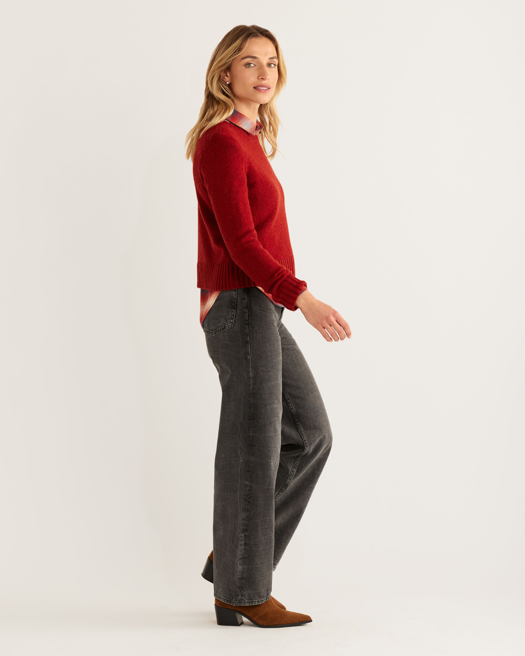 WOMEN'S SHETLAND COLLECTION CREWNECK