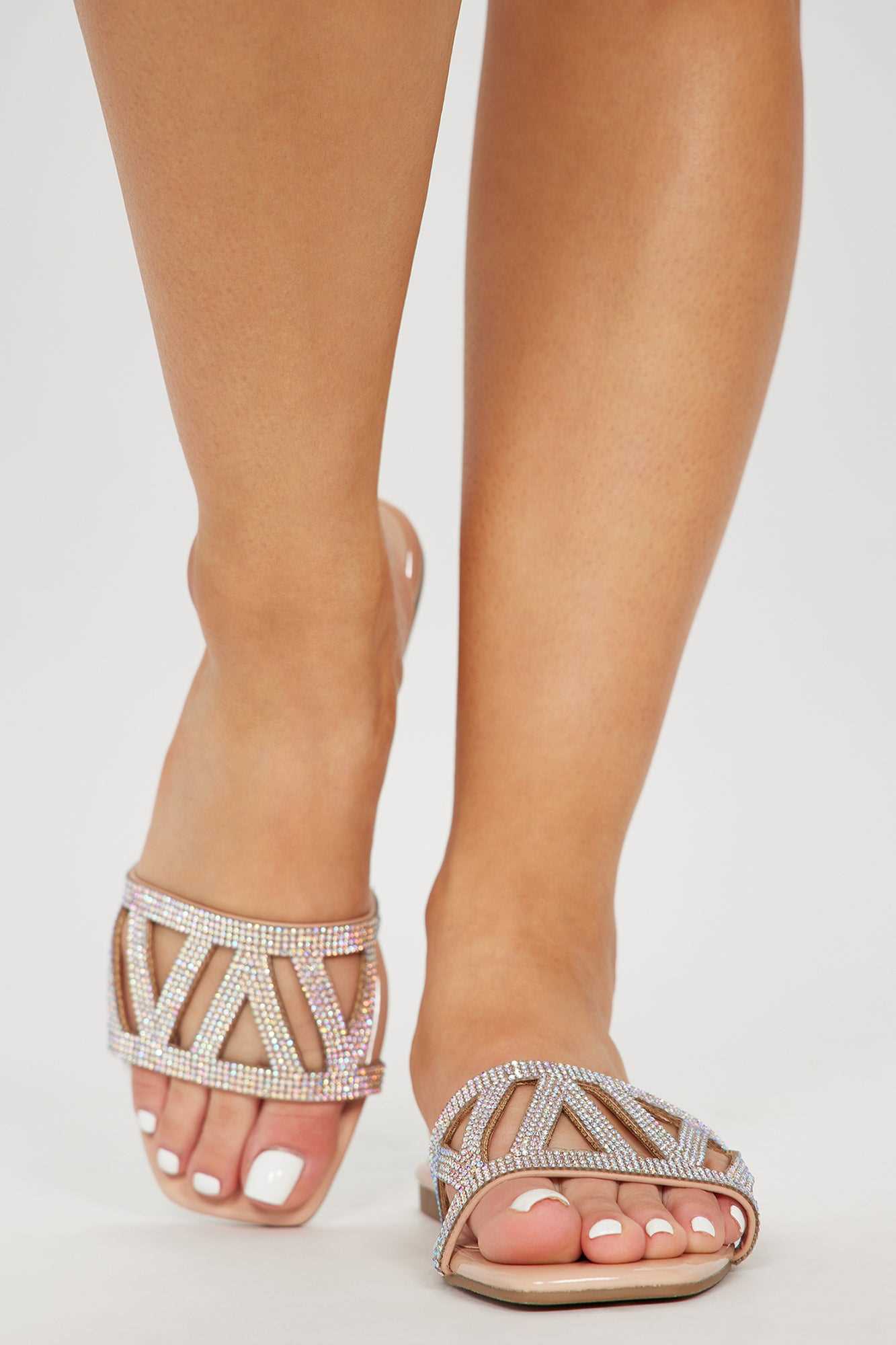 Lilith Flat Sandals   Nude