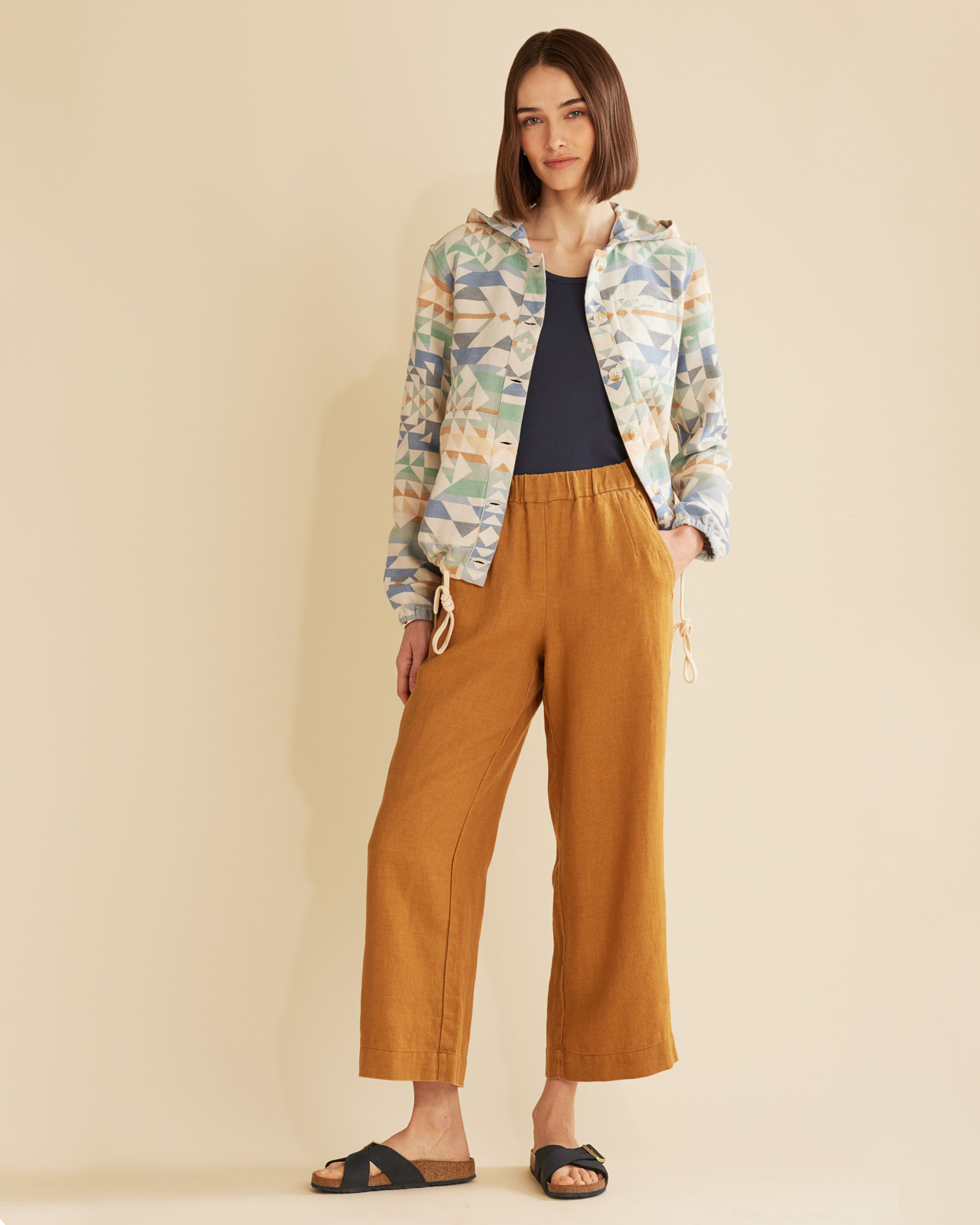 WOMEN'S BROADWAY LINEN PANTS