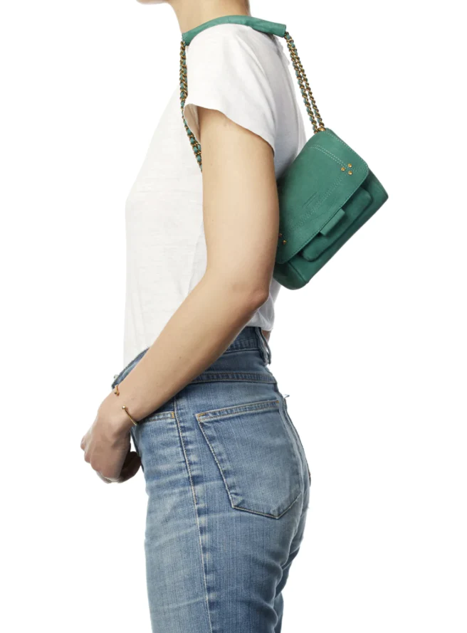 JEROME DREYFUSS - Lulu S - Imprim�� Croco Emeraude