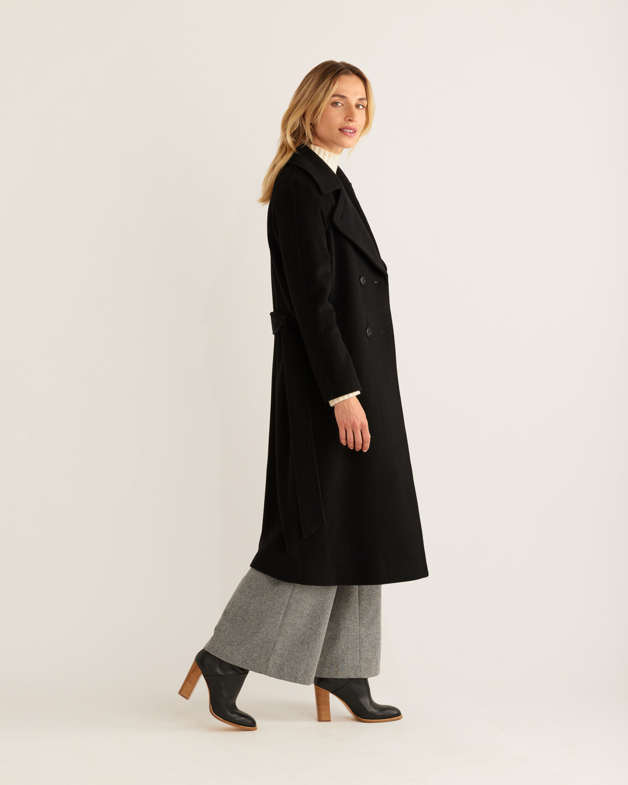 WOMEN'S UPTOWN LONG WOOL COAT