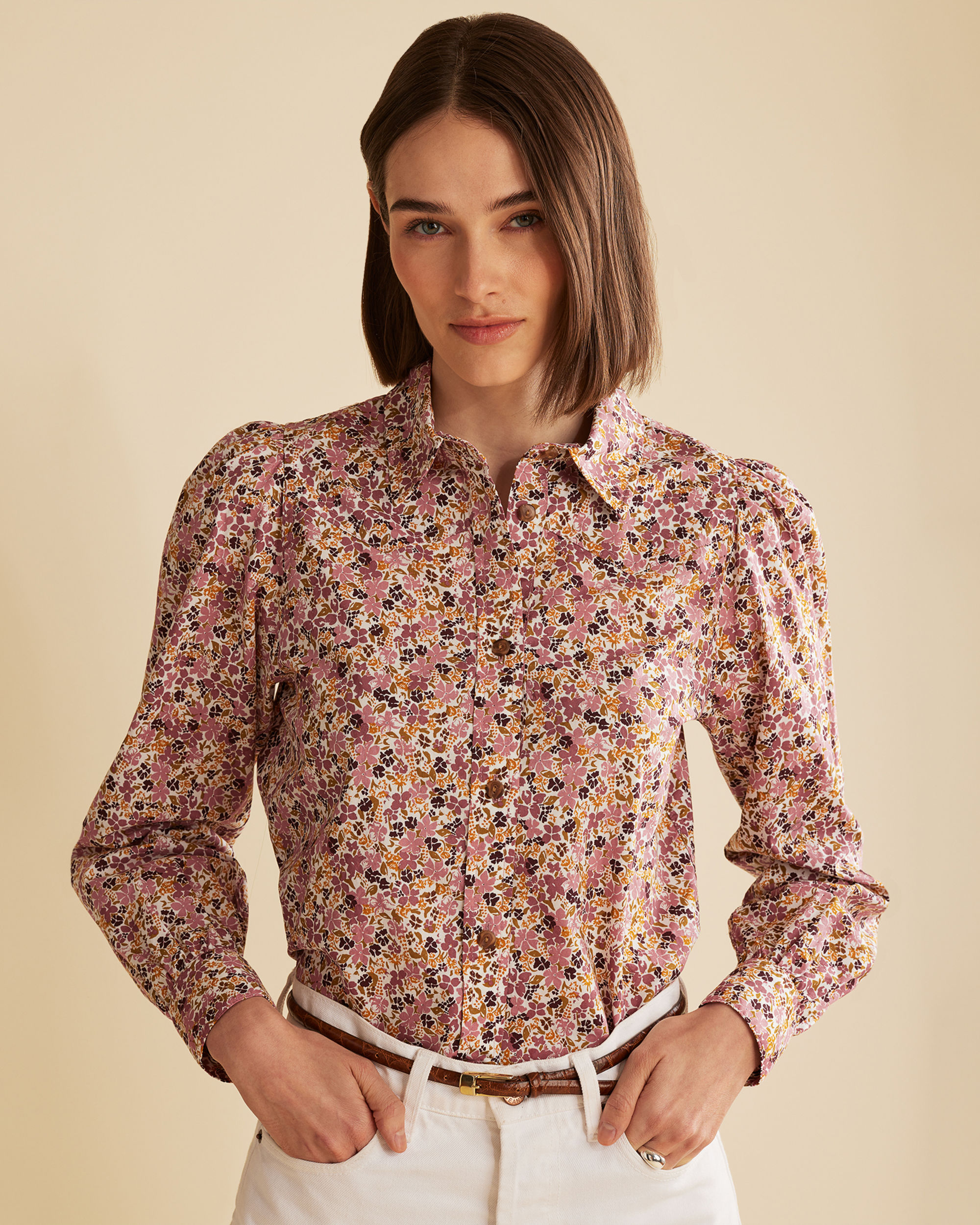 WOMEN'S WINONA PUFF SLEEVE SHIRT