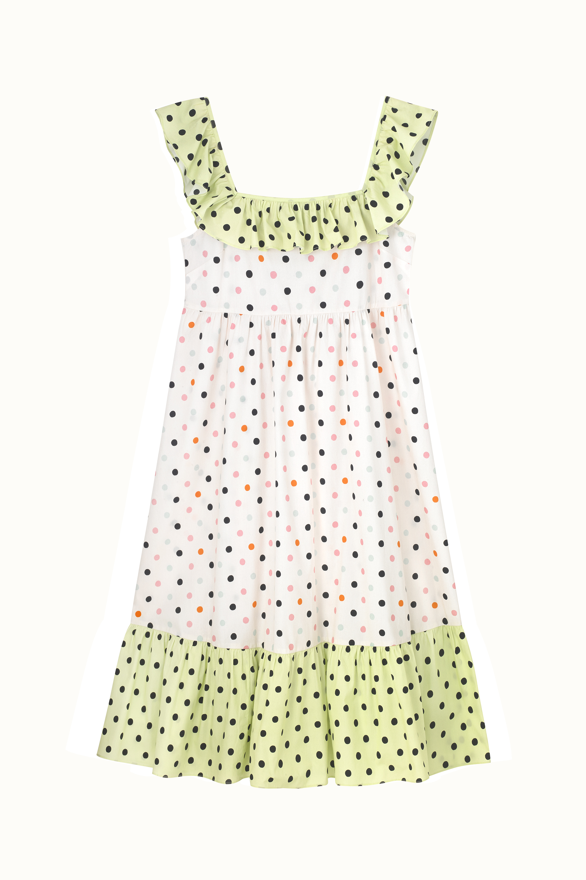Spot Ruffle Dreamer Dress