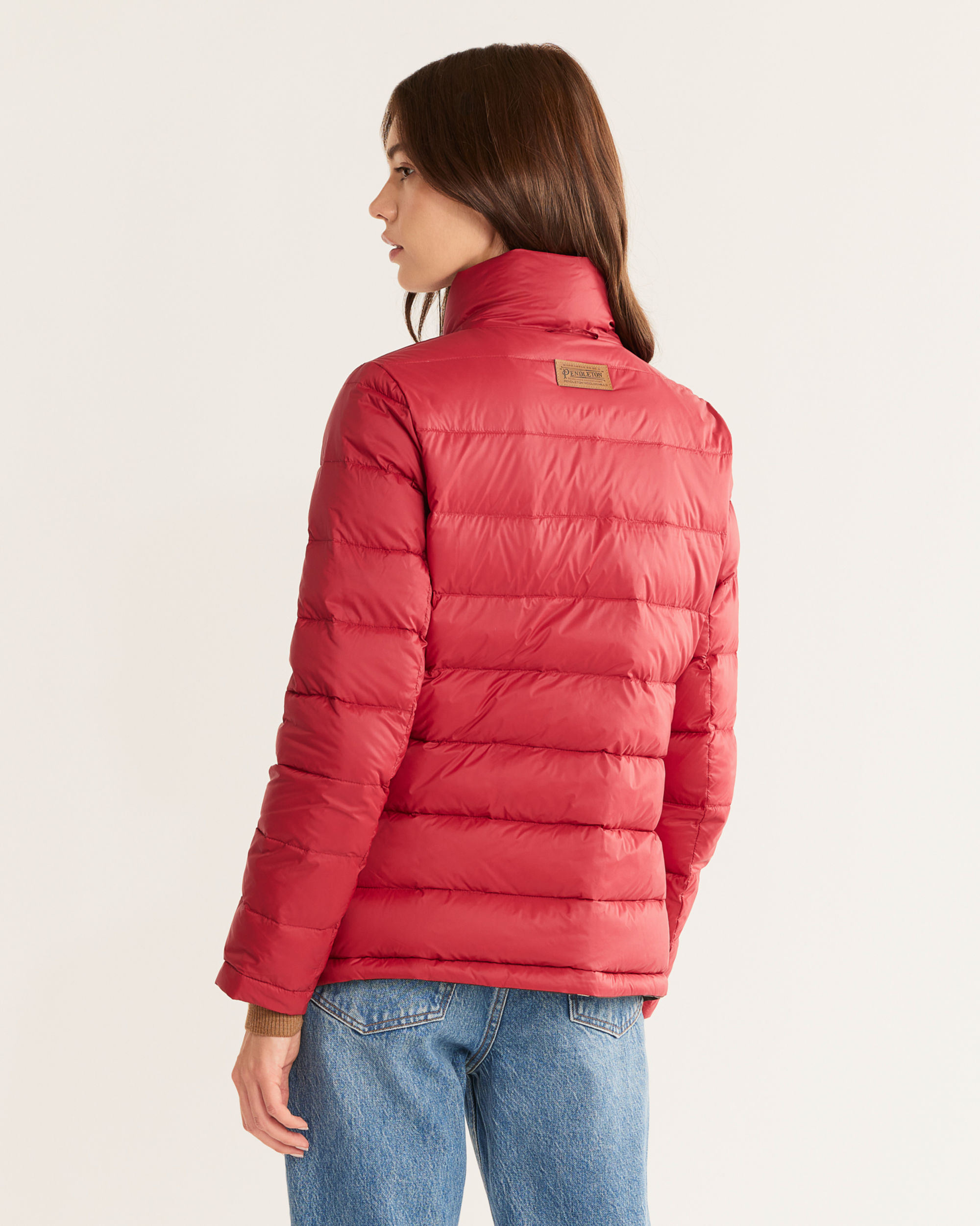 WOMEN'S PACKABLE DOWN REVERSIBLE JACKET