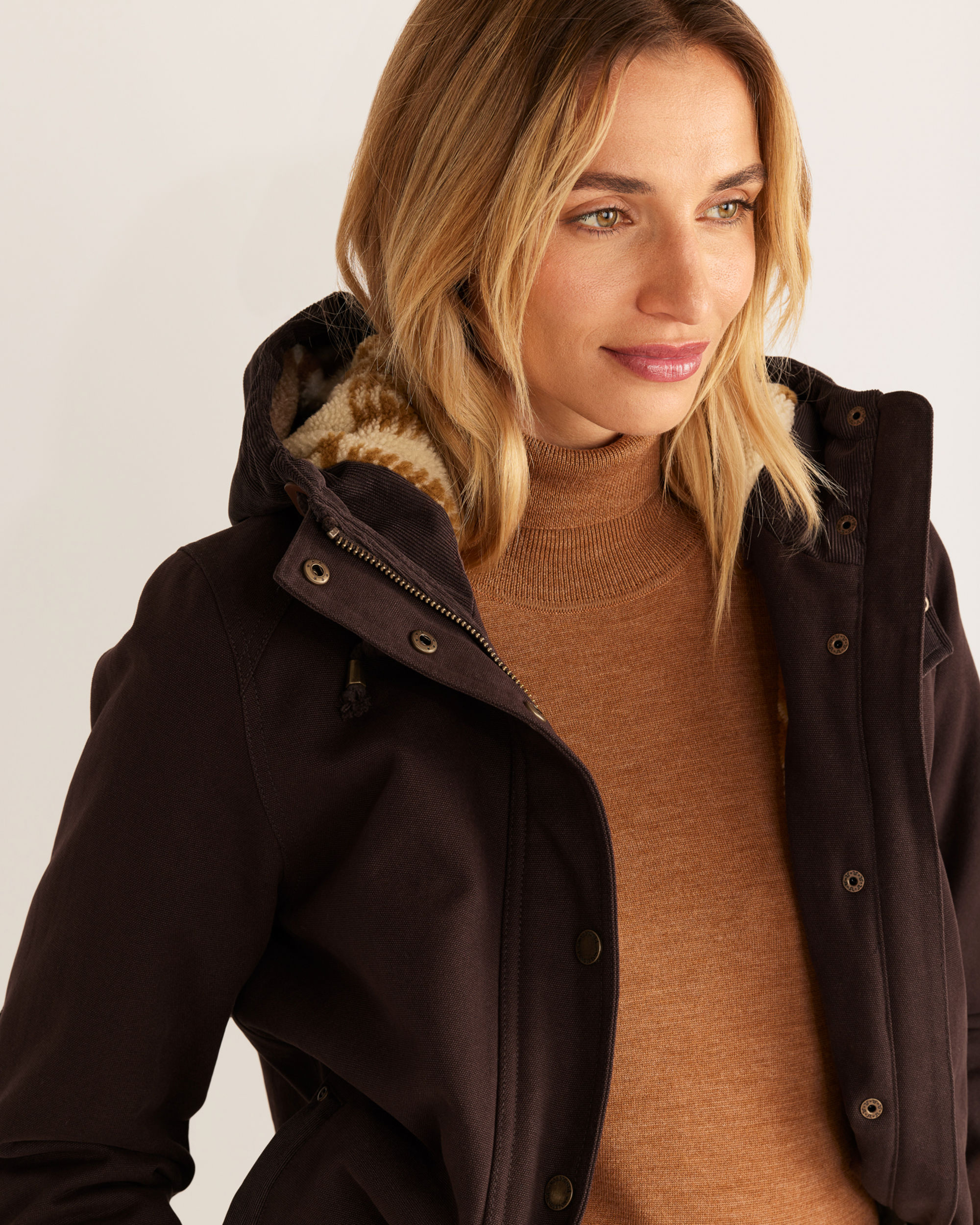 WOMEN'S MARIAS COTTON CANVAS PARKA