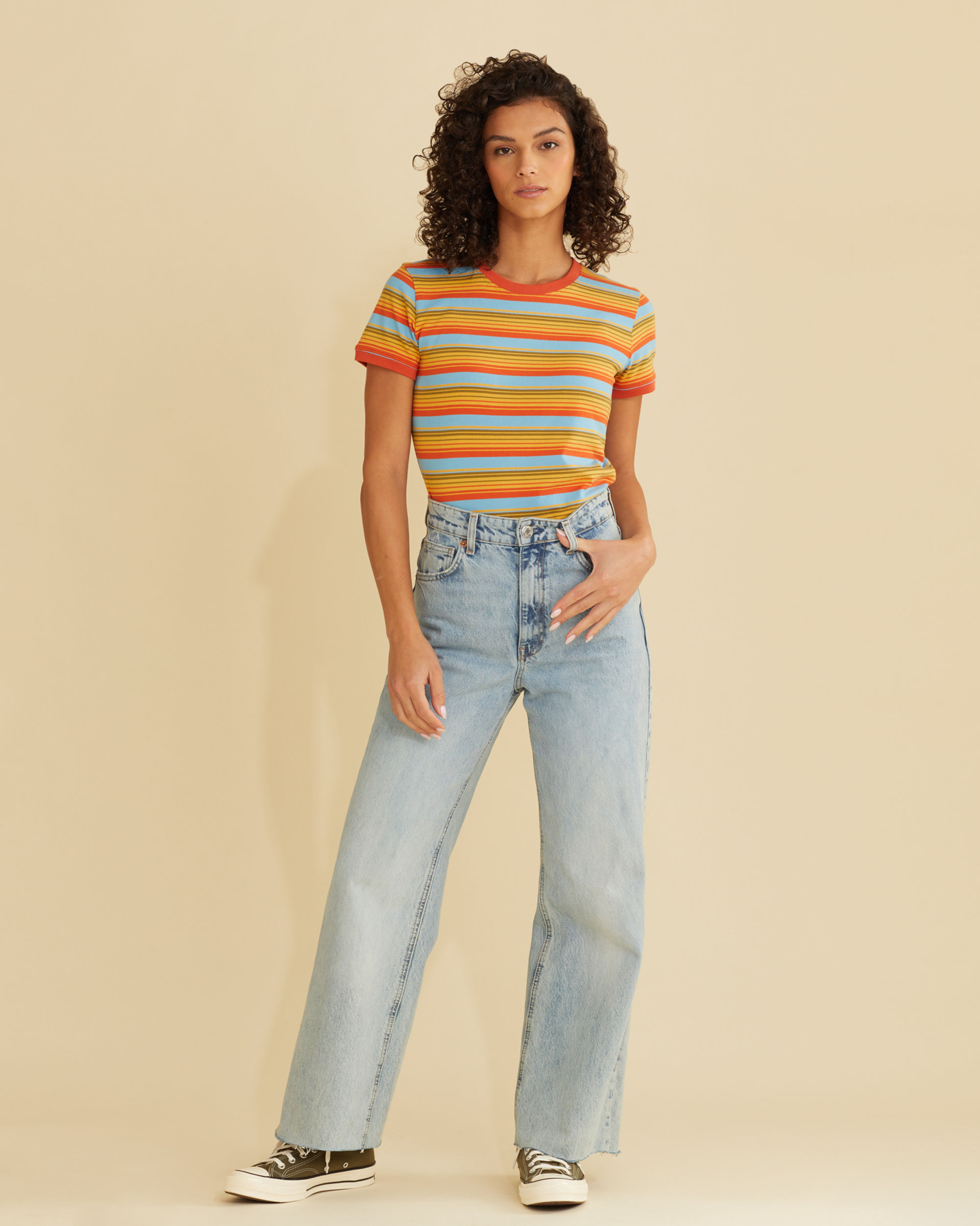 WOMEN'S DESCHUTES RINGER TEE