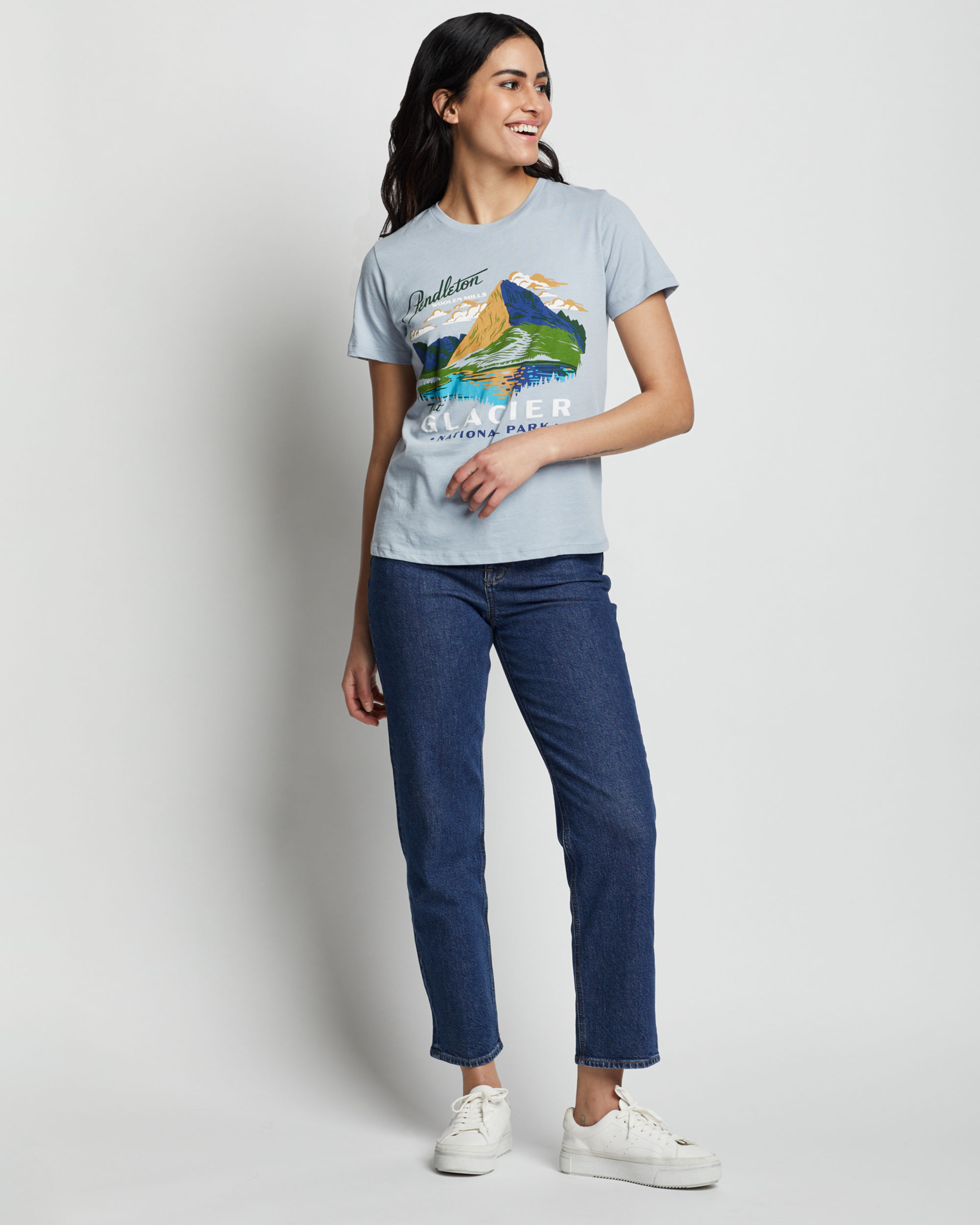 WOMEN'S HERITAGE GLACIER PARK TEE