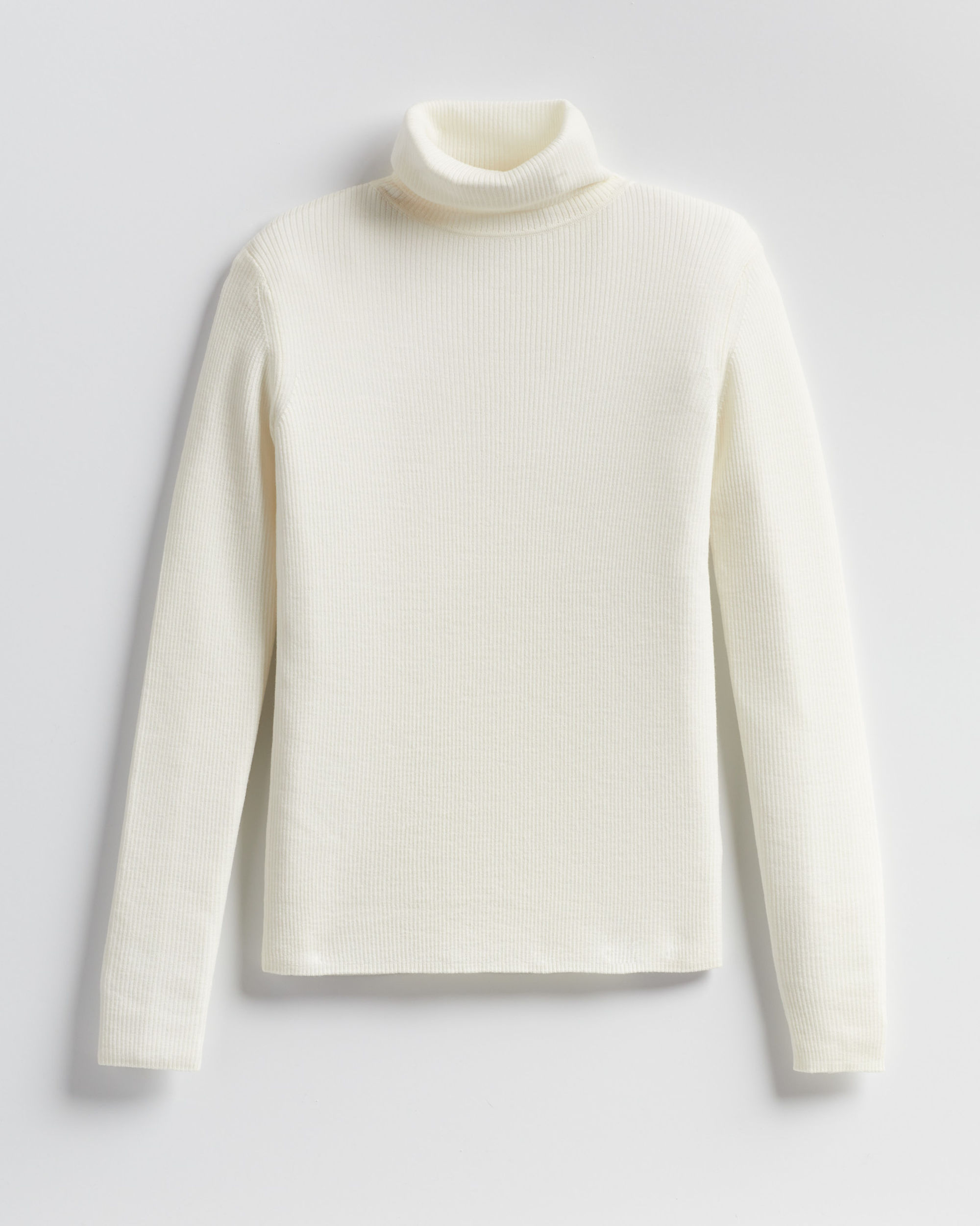 WOMEN'S RIB MERINO TURTLENECK