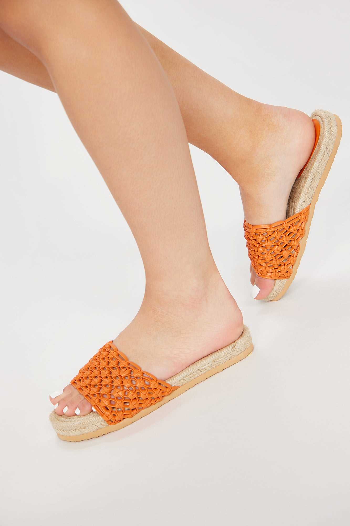 Dreaming Of Summer Flat Sandals   Orange