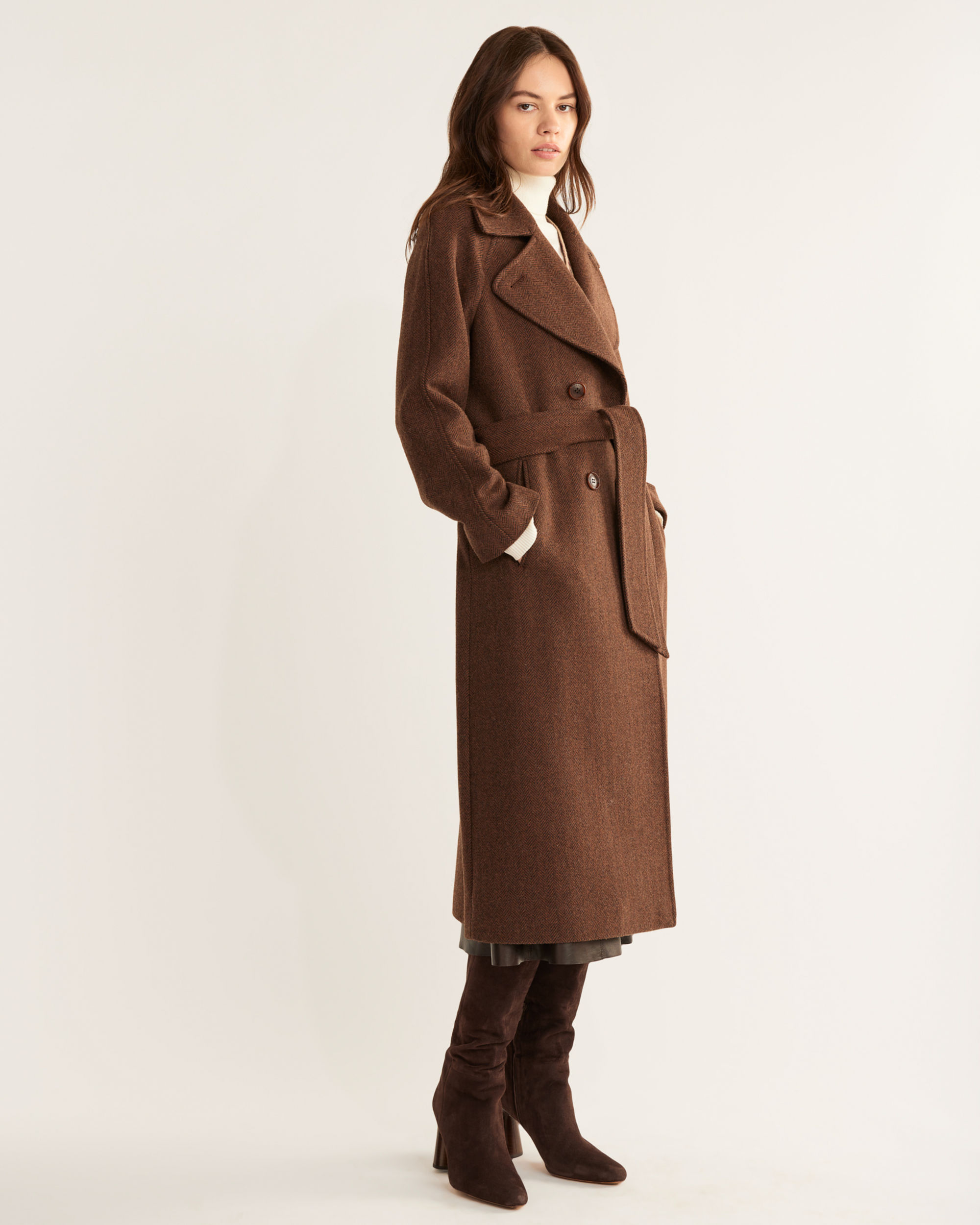 WOMEN'S UPTOWN LONG WOOL COAT