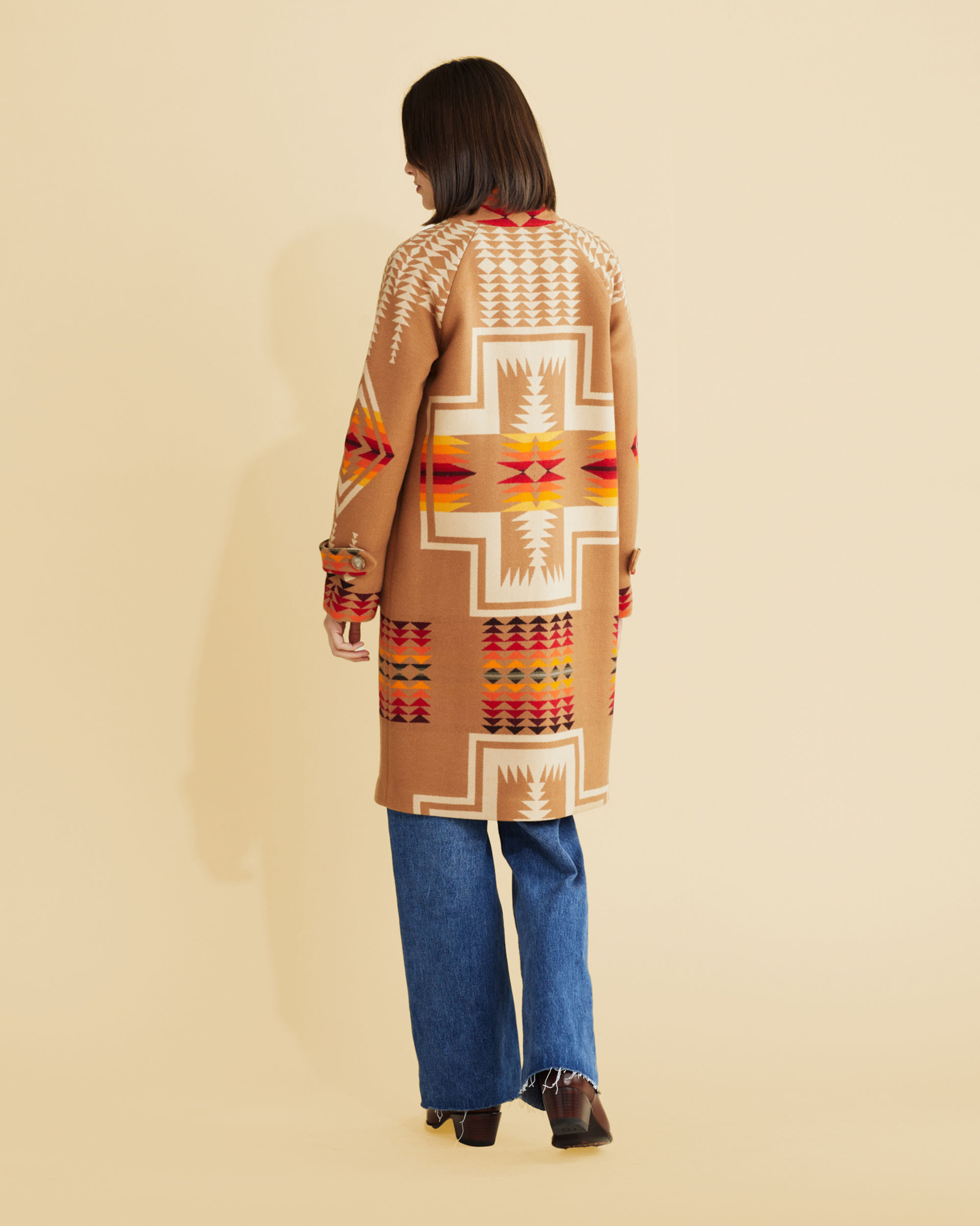 WOMEN'S HARDING ARCHIVE BLANKET COAT