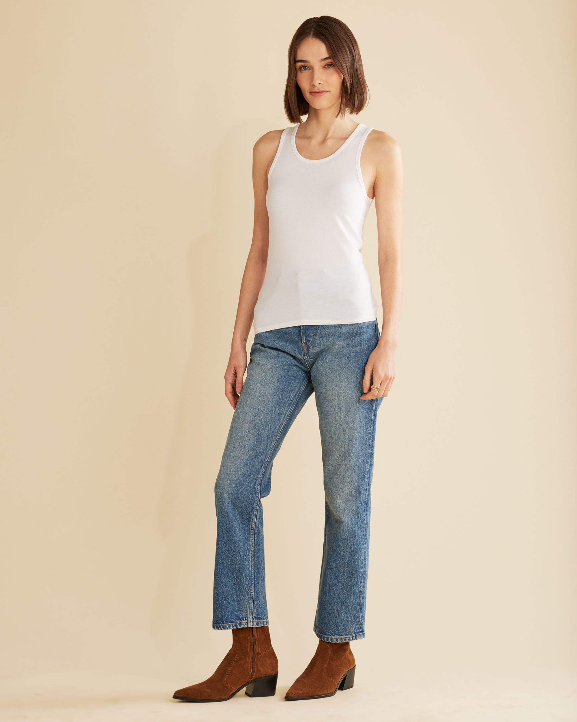 WOMEN'S MARINA COTTON TANK TOP