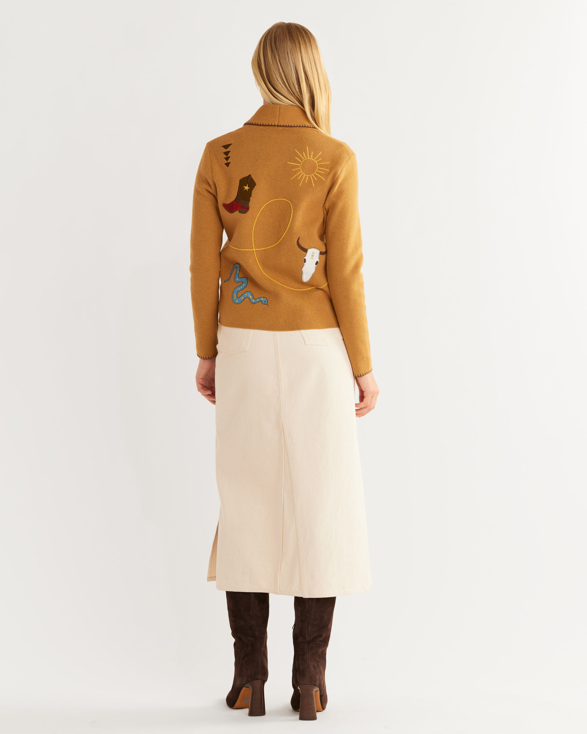 WOMEN'S LIMITED EDITION WESTERN SOUVENIR CARDIGAN