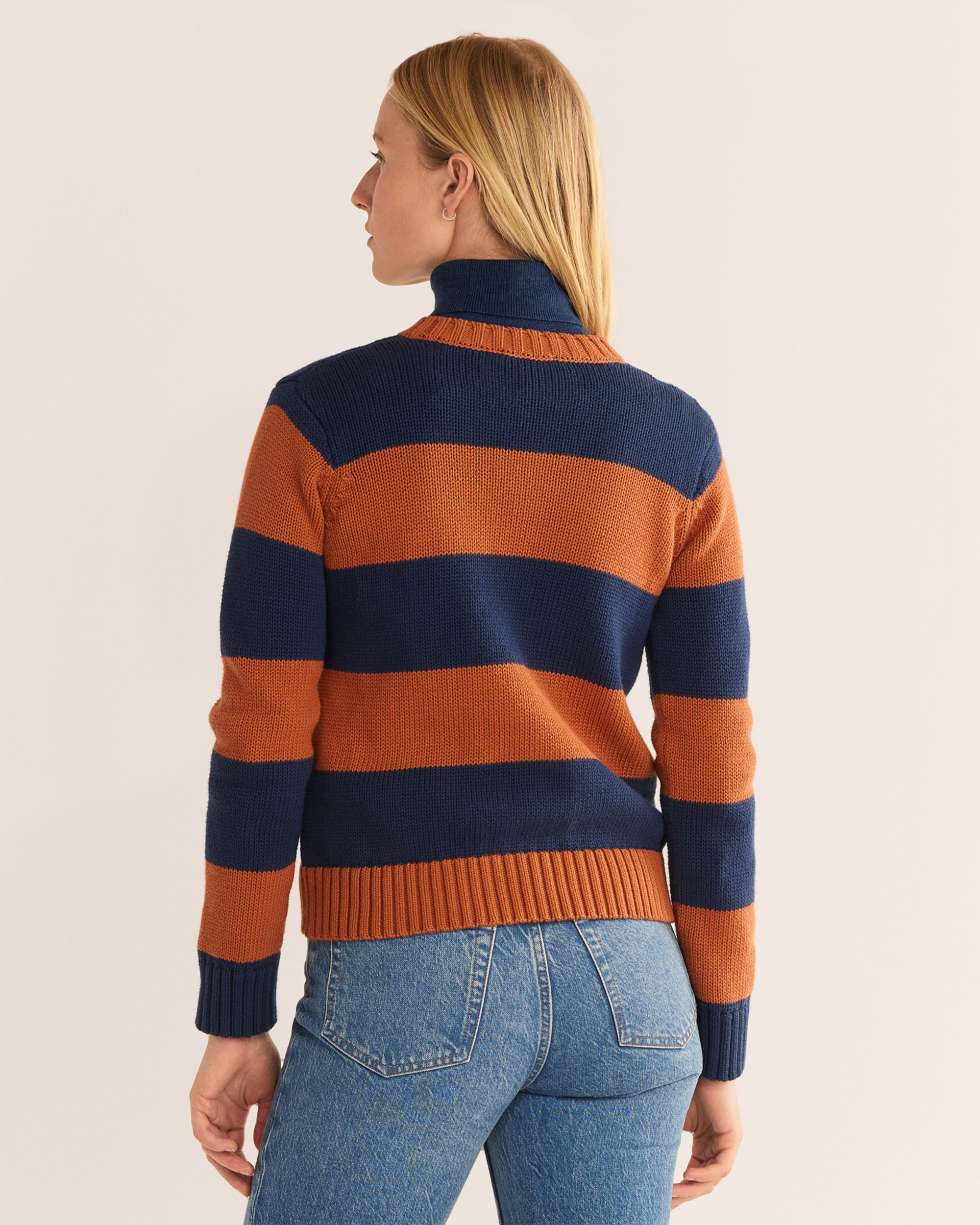 WOMEN'S SELLWOOD STRIPE COTTON SWEATER