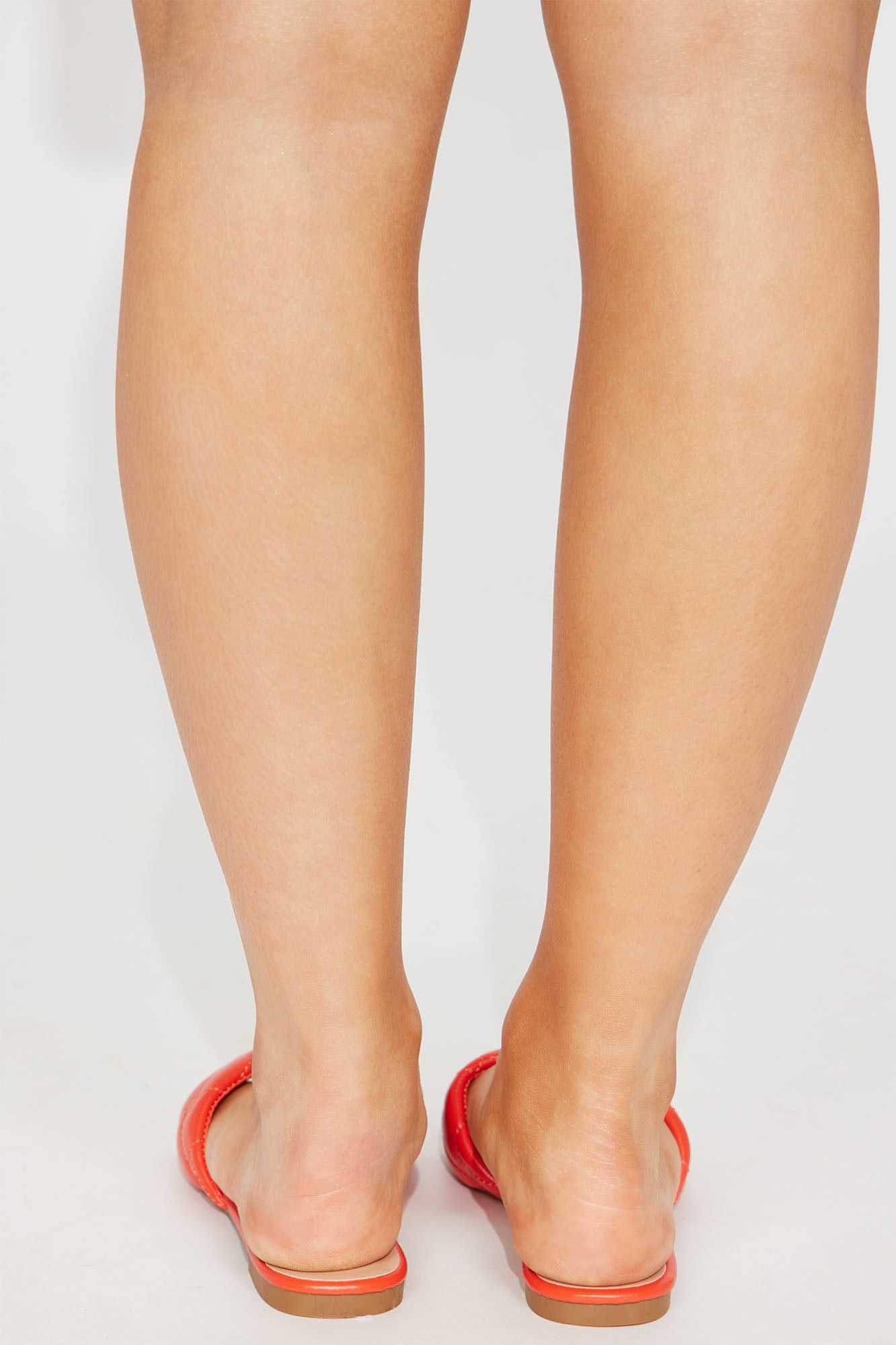 Brooklyn Flat Sandals   Orange