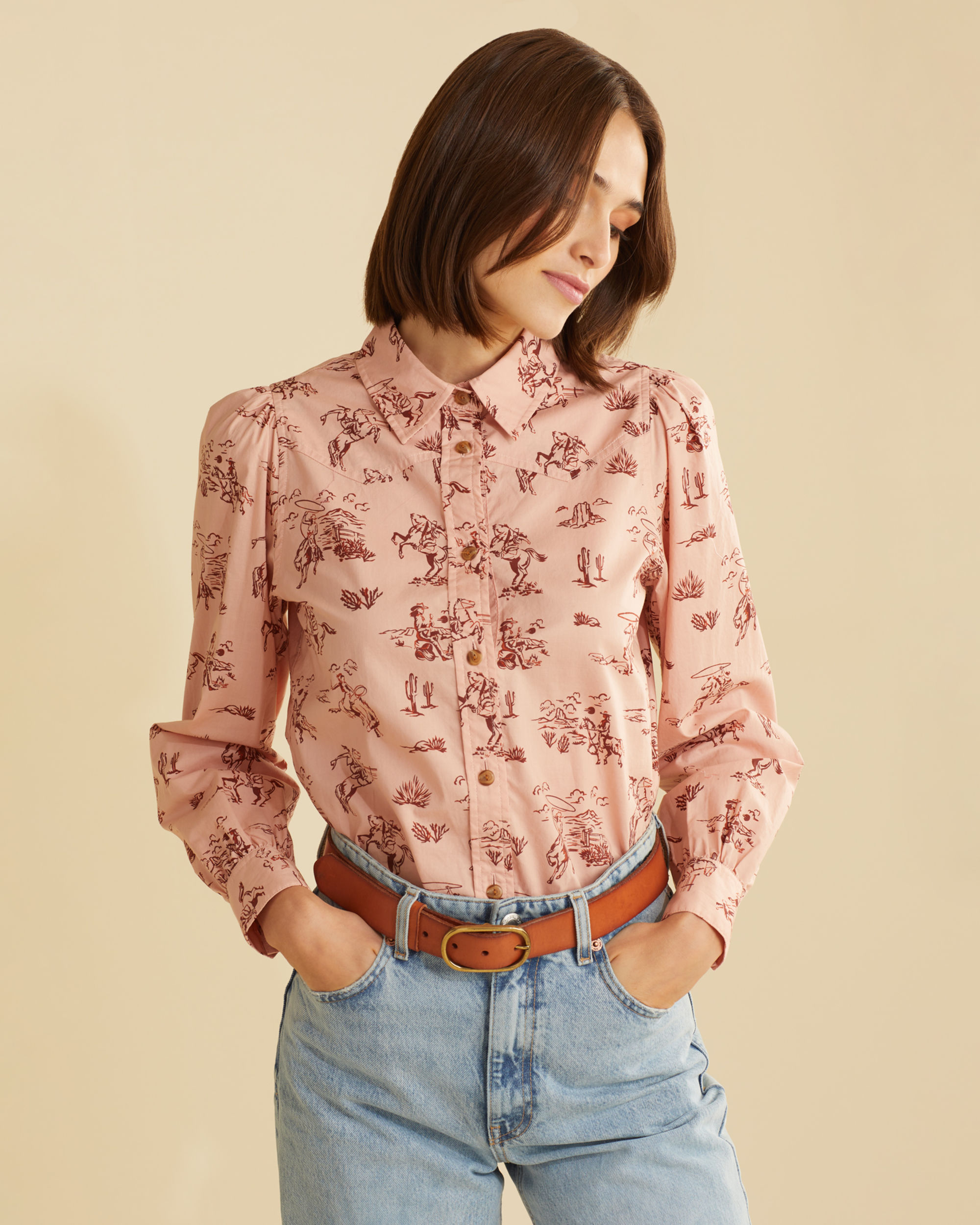 WOMEN'S WINONA PUFF SLEEVE SHIRT