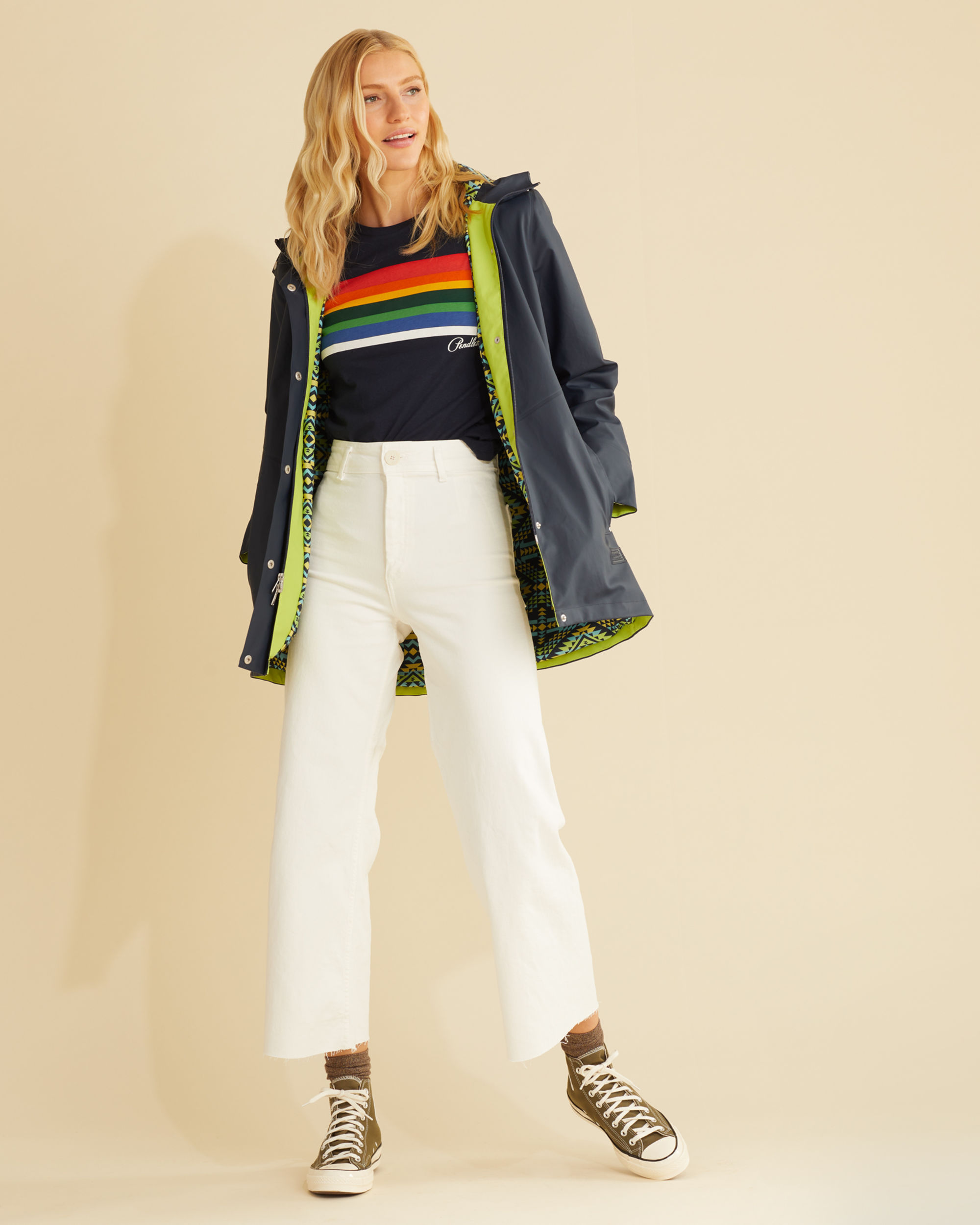 WOMEN'S WATERPROOF SORREL RAIN JACKET