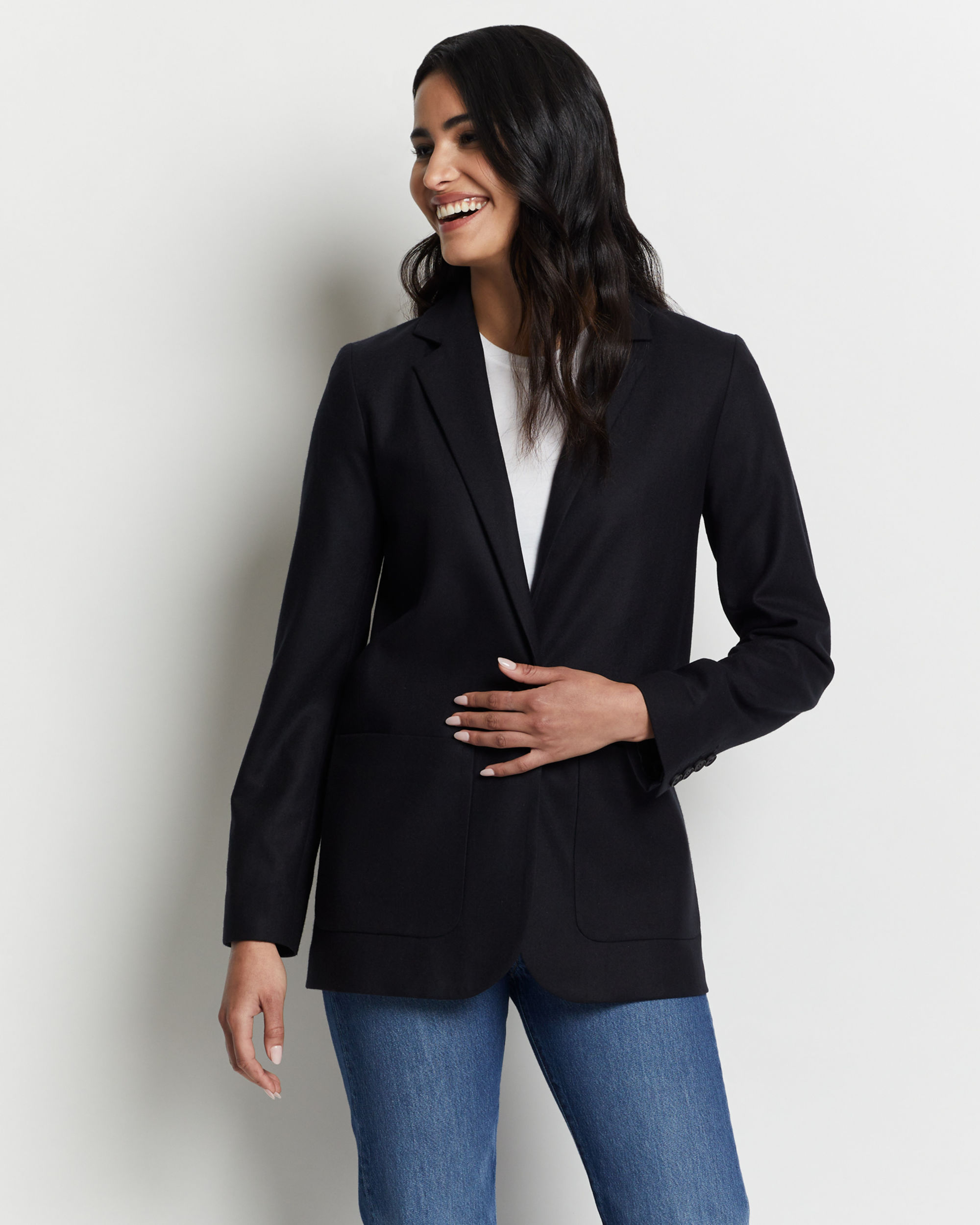 WOMEN'S DAVIS WOOL BLAZER