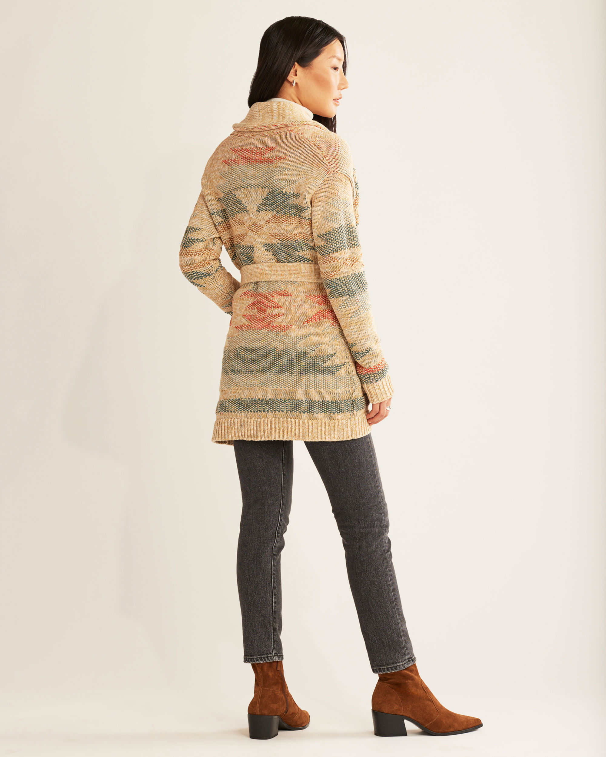 WOMEN'S MONTEREY BELTED CARDIGAN