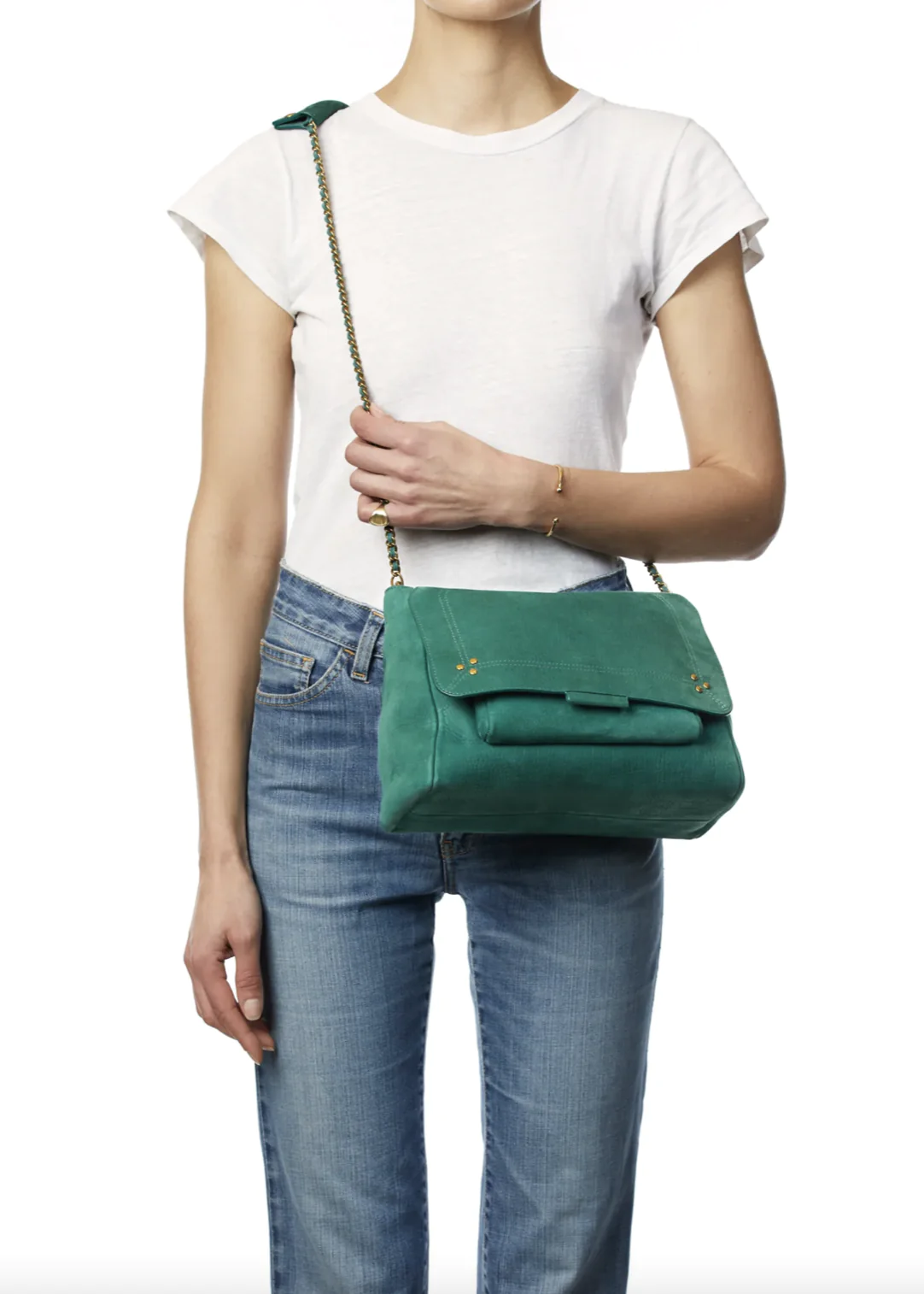 JEROME DREYFUSS - Lulu L - Imprim�� Croco Emeraude