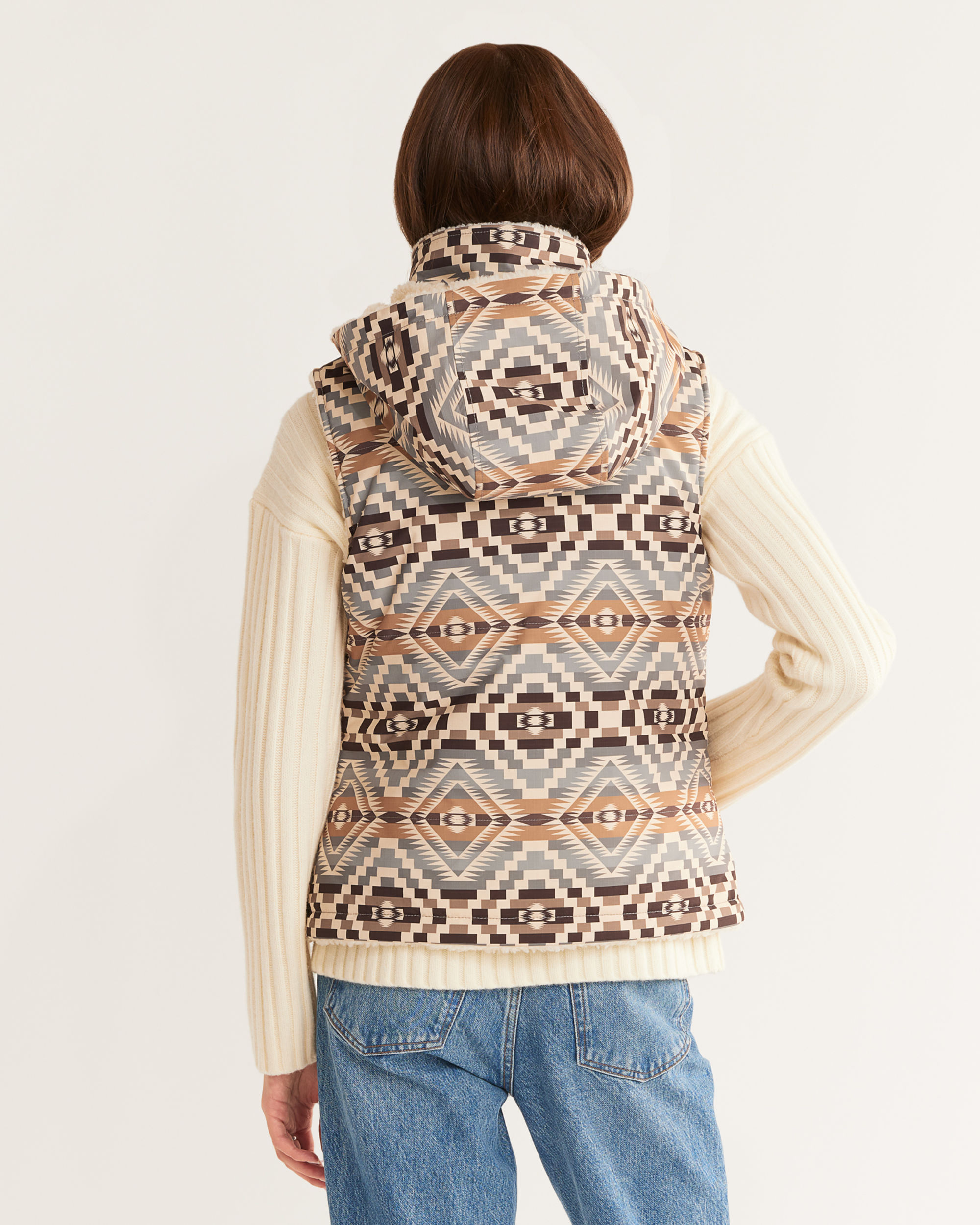 WOMEN'S BERBER FLEECE-LINED VEST